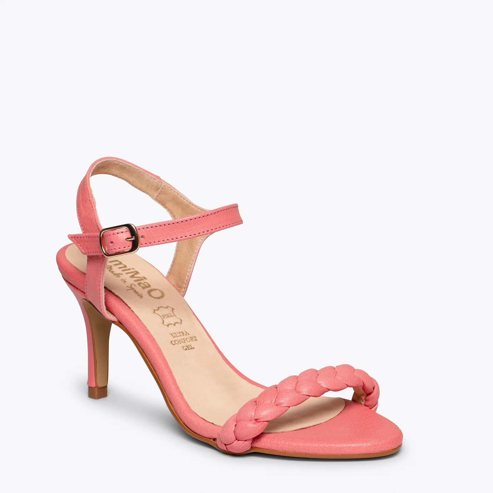 SUNSET Sandalias ROSAS de tacón de aguja elegantes - Image 3
