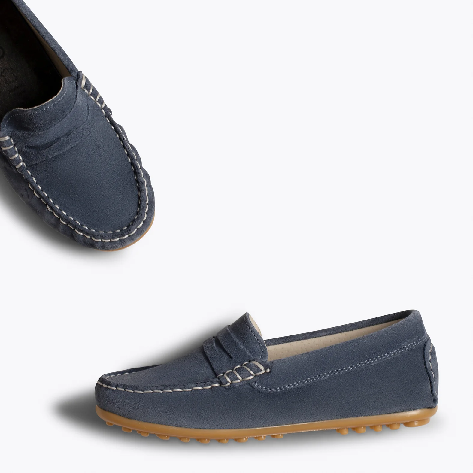 MOCASÍN Mocasines JEANS para niños de piel - Image 5