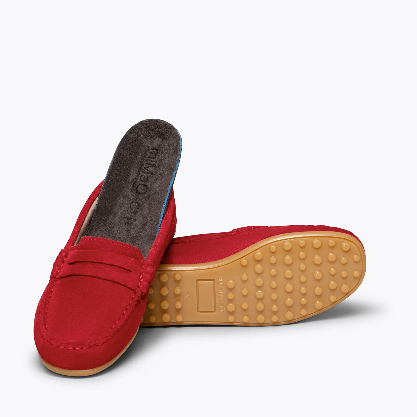 MOCASÍN Mocasines ROJOS para niños de piel - Image 6
