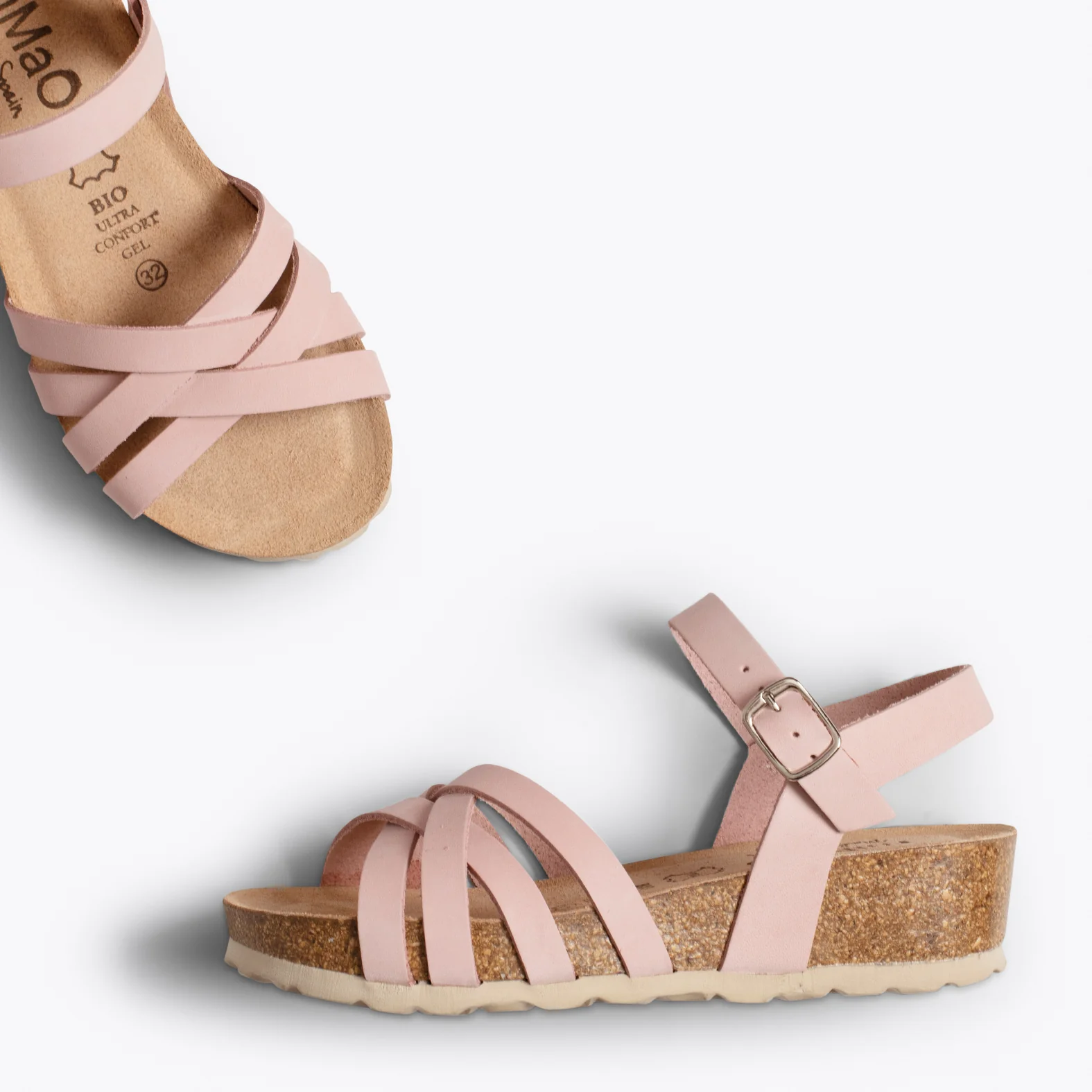 PRINCESA Sandalias para niñas con cuña ROSAS Bio - Image 6
