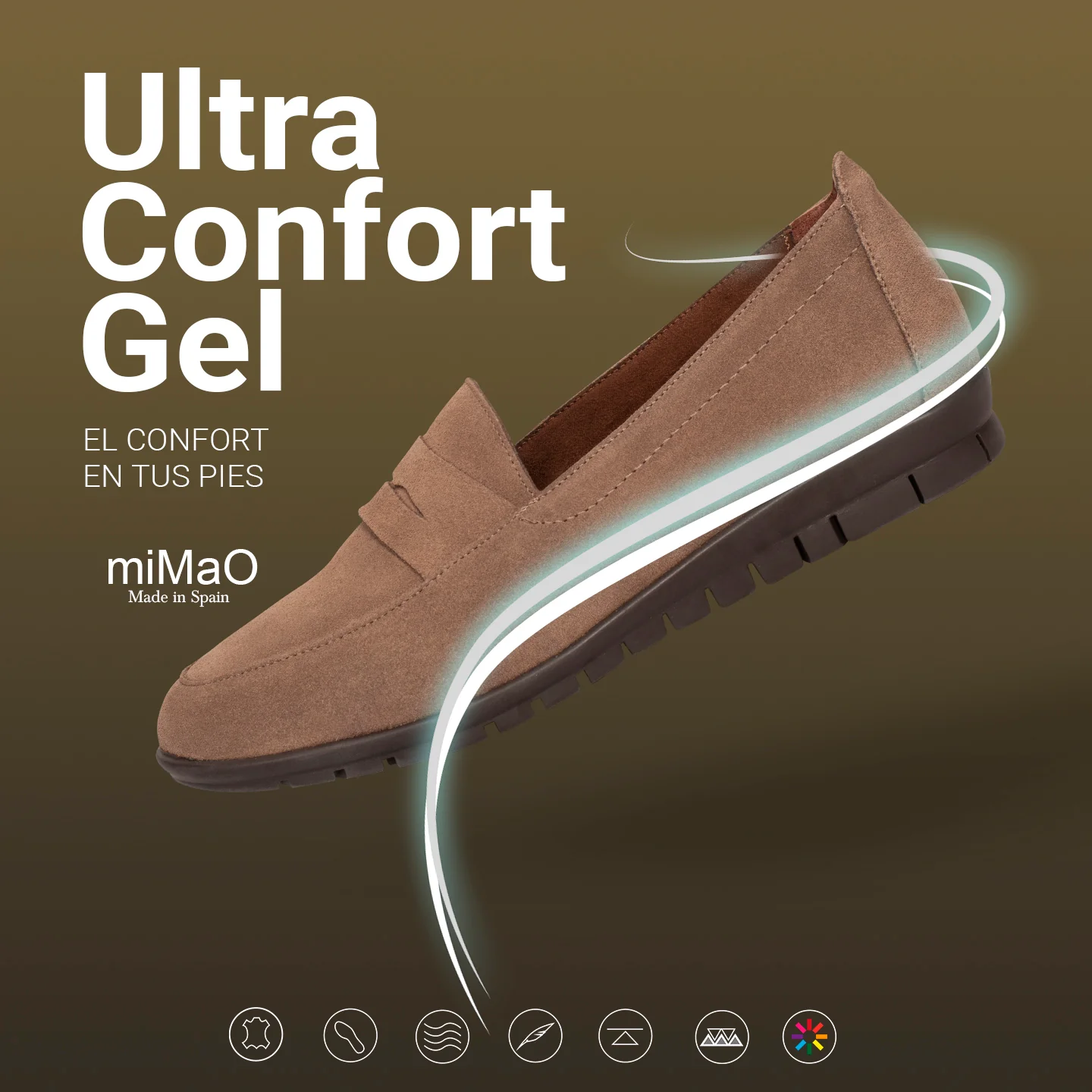 360 Mocasines de mujer con antifaz BURDEOS - Image 7