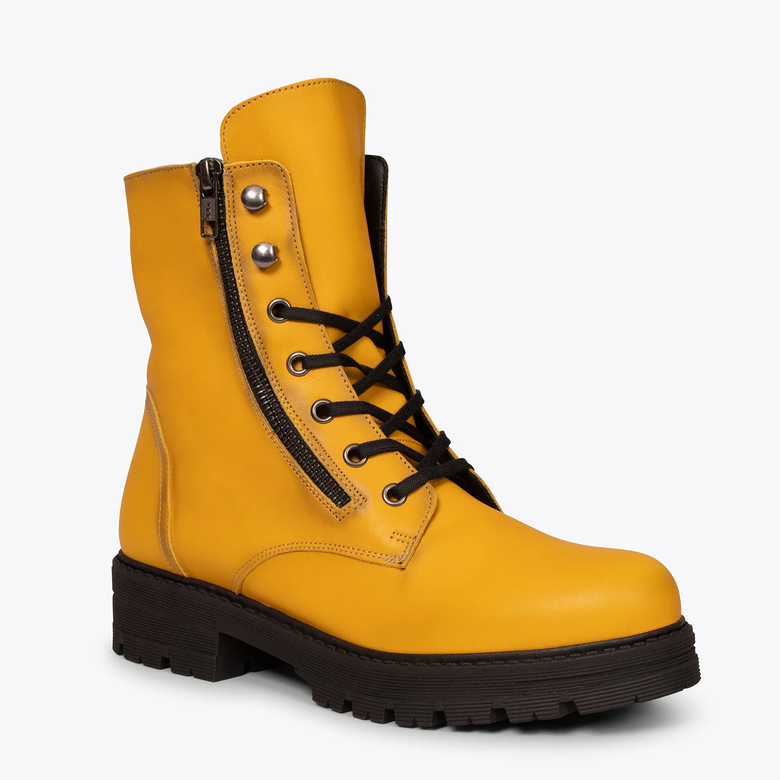 MILITAR - Botas militares de mujer AMARILLO - Image 2