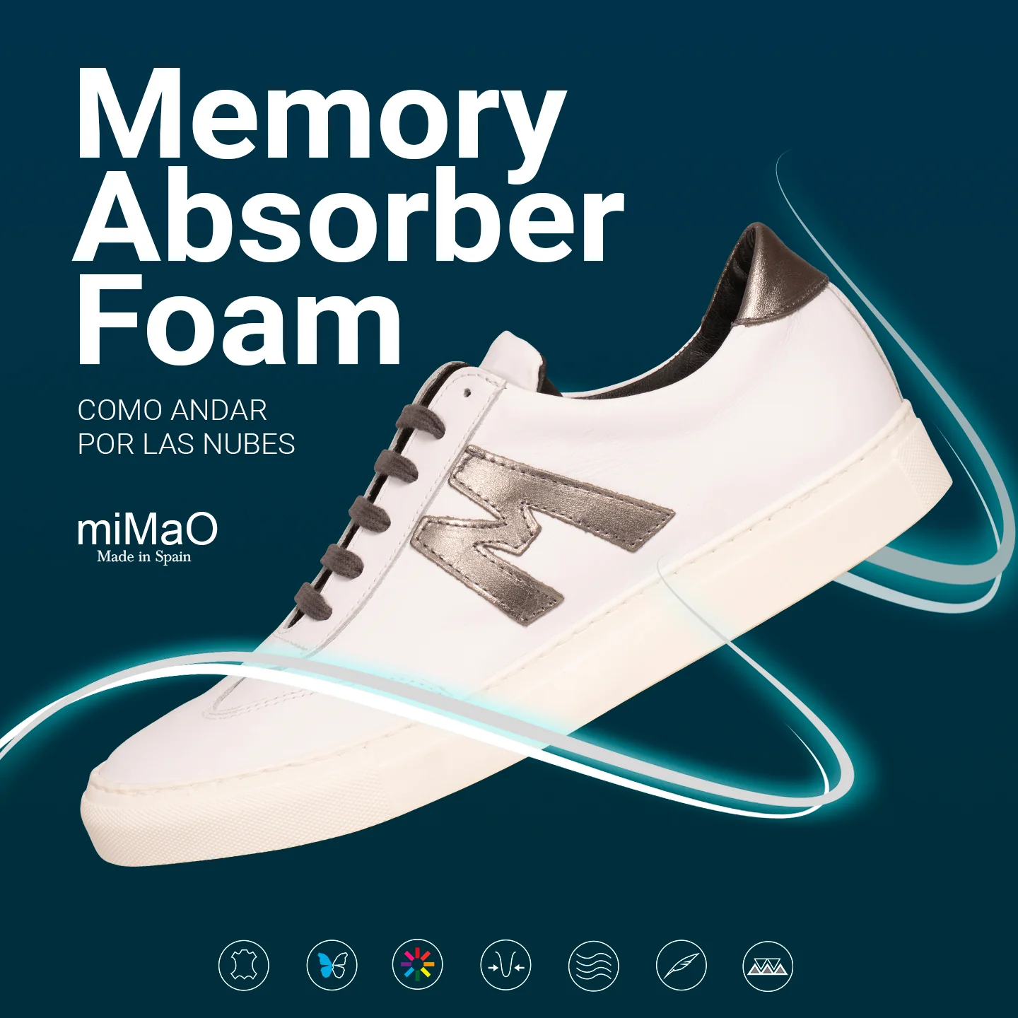 MÓNACO Zapatillas casual de hombre con logo en BURDEOS - Image 6