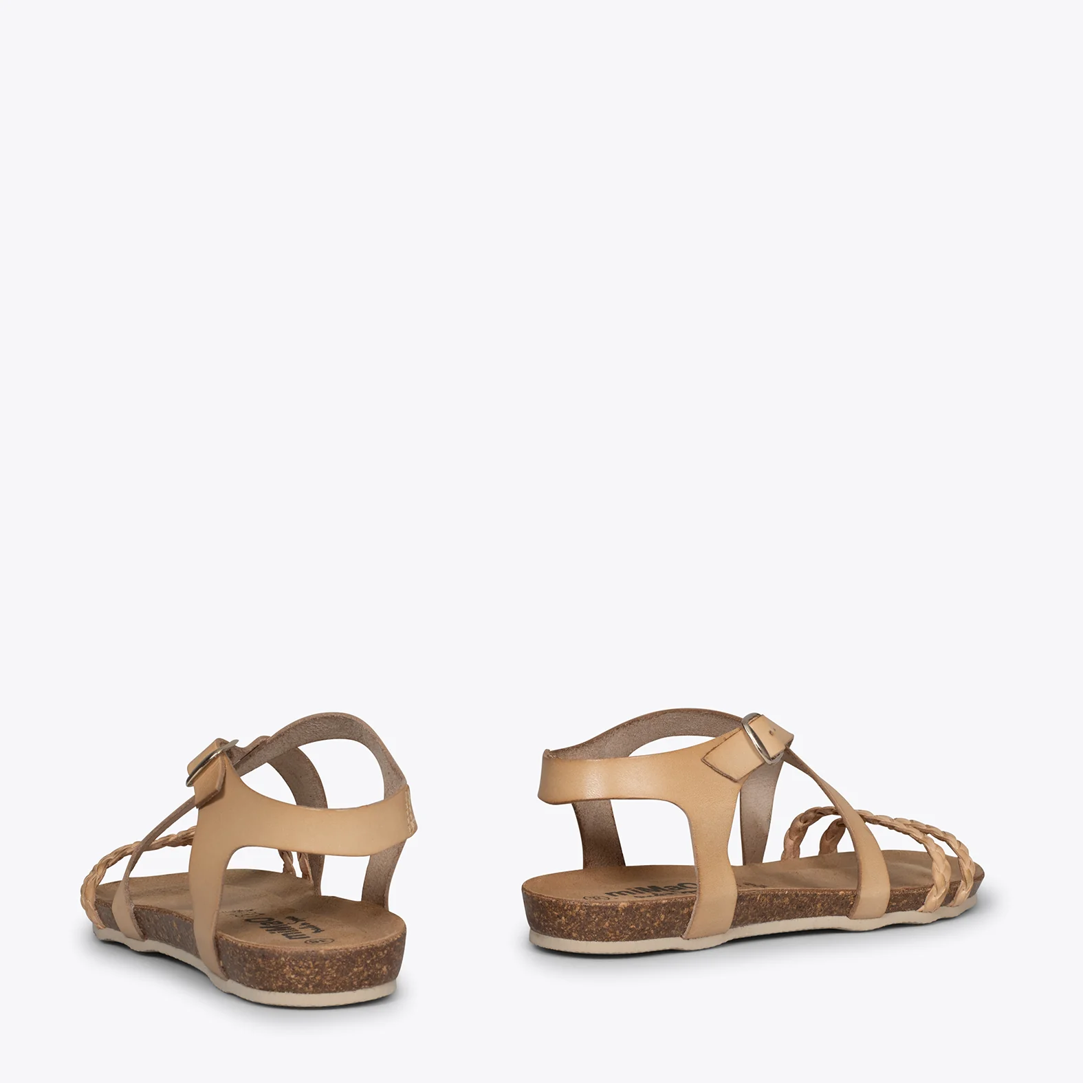 INDIE - Sandalias de tiras cruzadas BEIGE BIO - Image 4