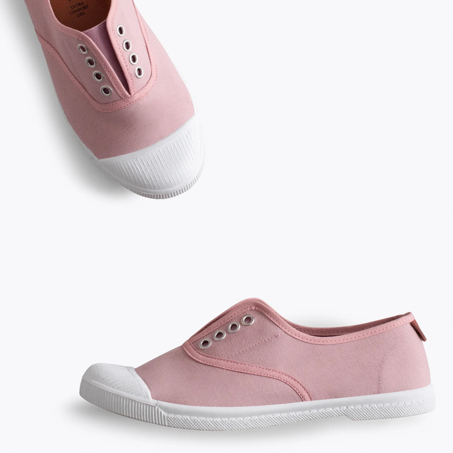 WAY - Zapatillas sin cordones de lona ROSA - Image 3