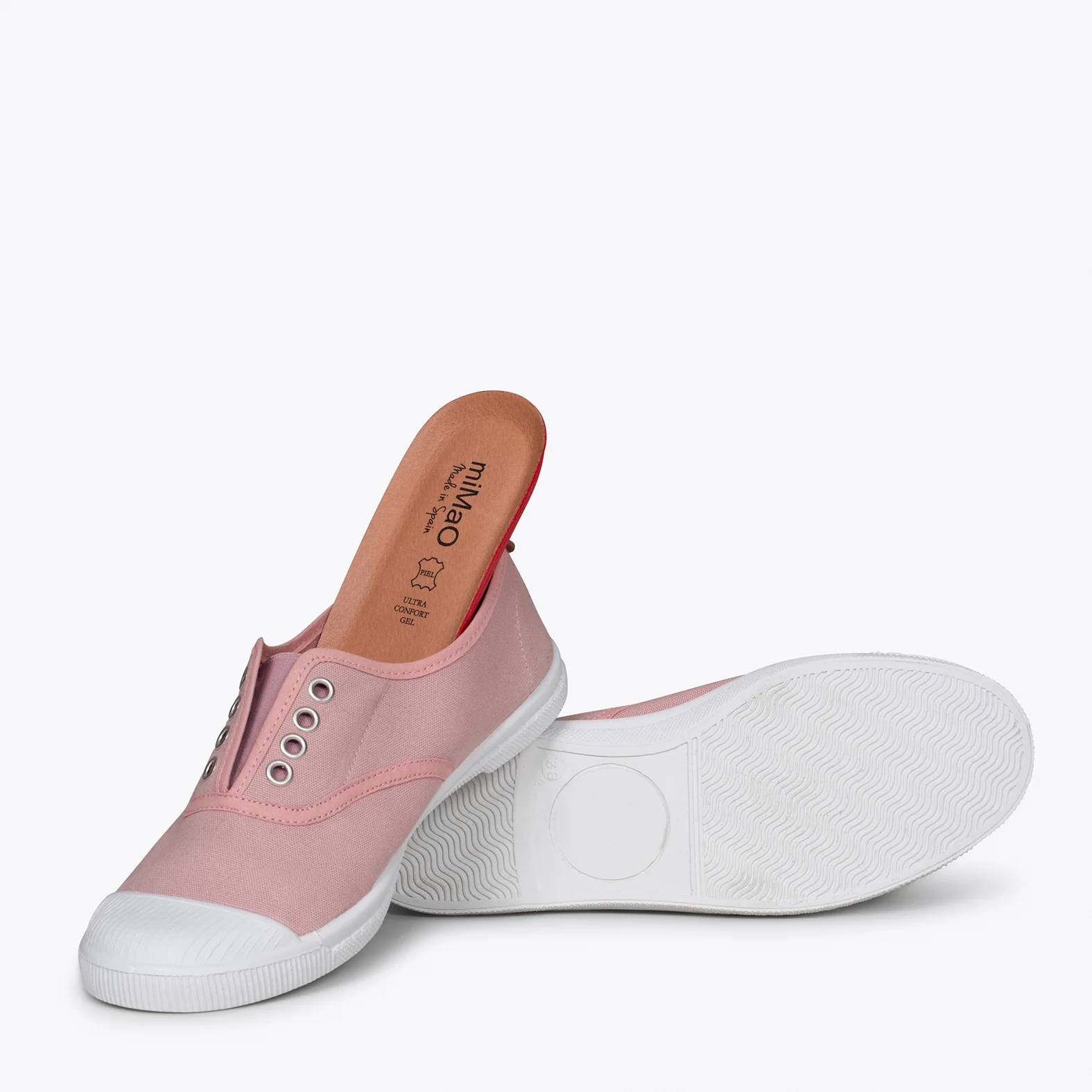WAY - Zapatillas sin cordones de lona ROSA - Image 5