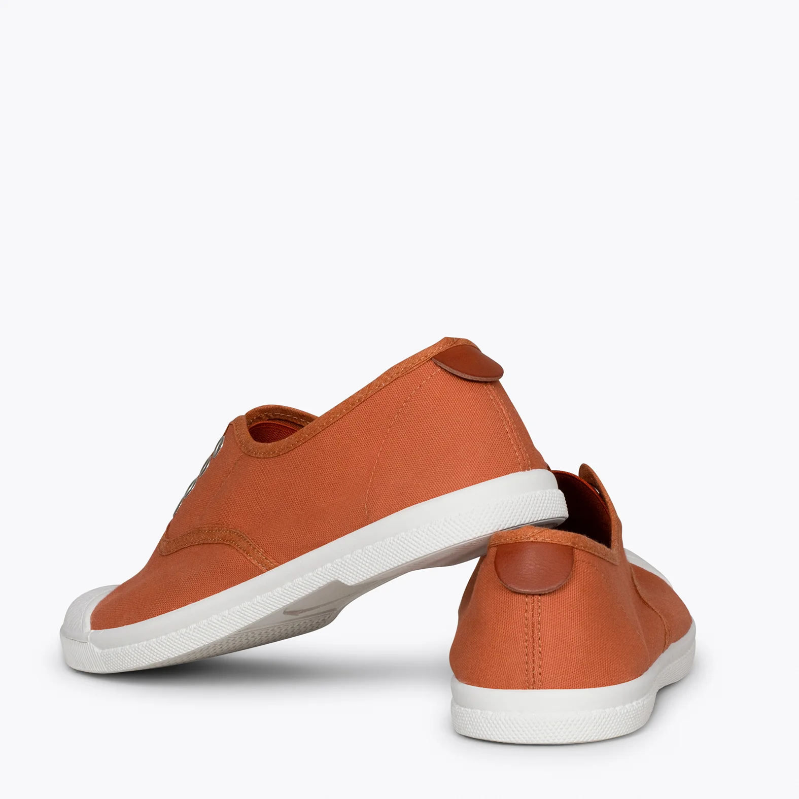 WAY - Zapatillas sin cordones de lona TEJA - Image 4