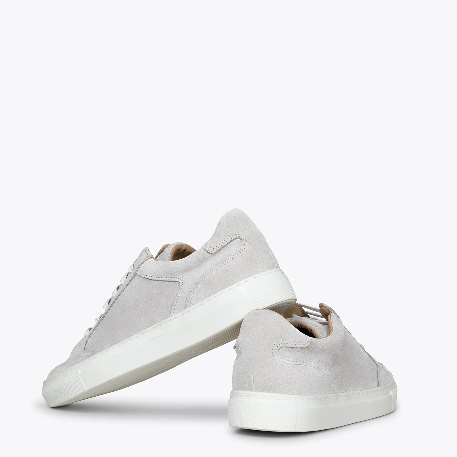 DUBLÍN Zapatillas de piel para hombre BLANCO - Image 4