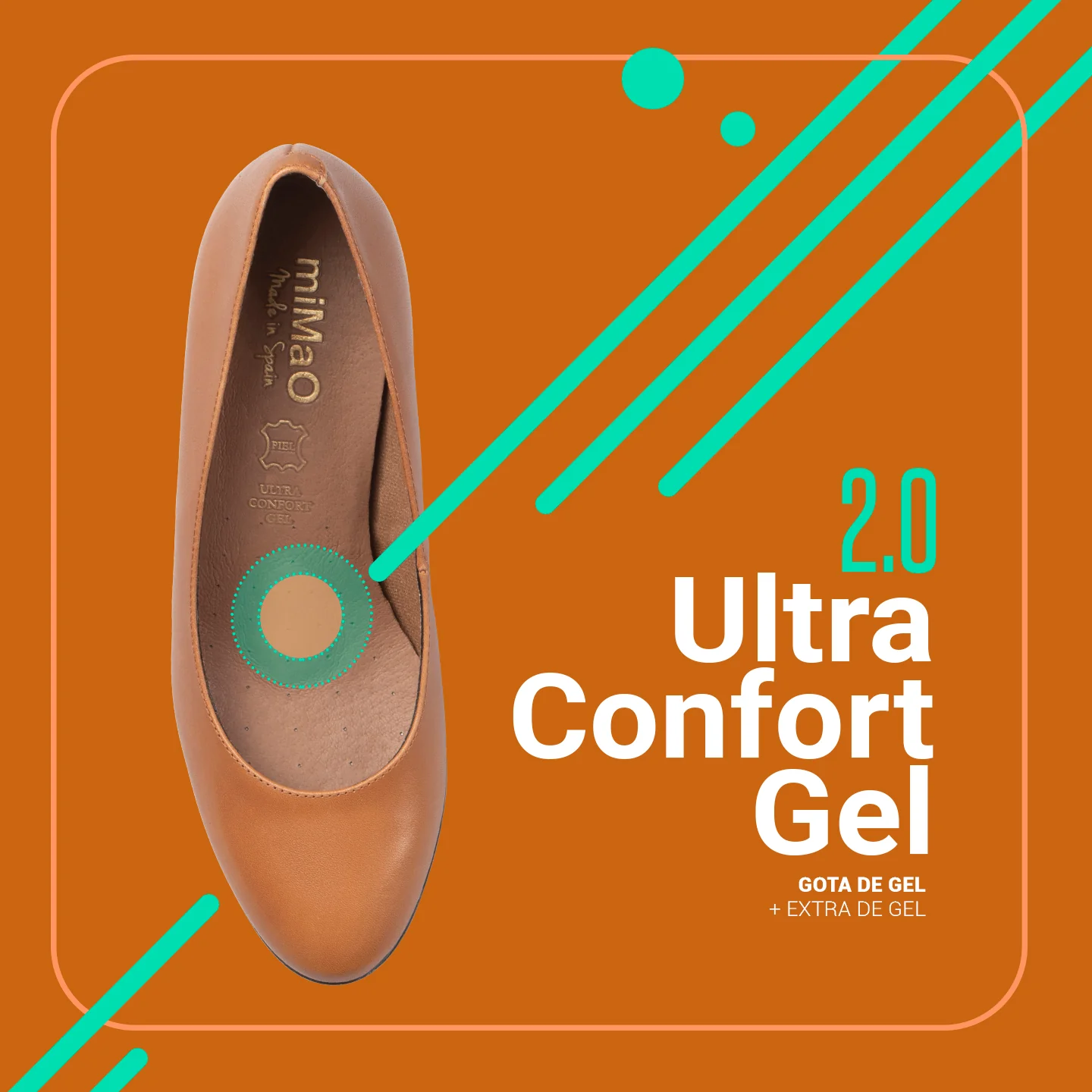 AZAFATA - Zapatos con tacón y plataforma CAMEL - Image 7