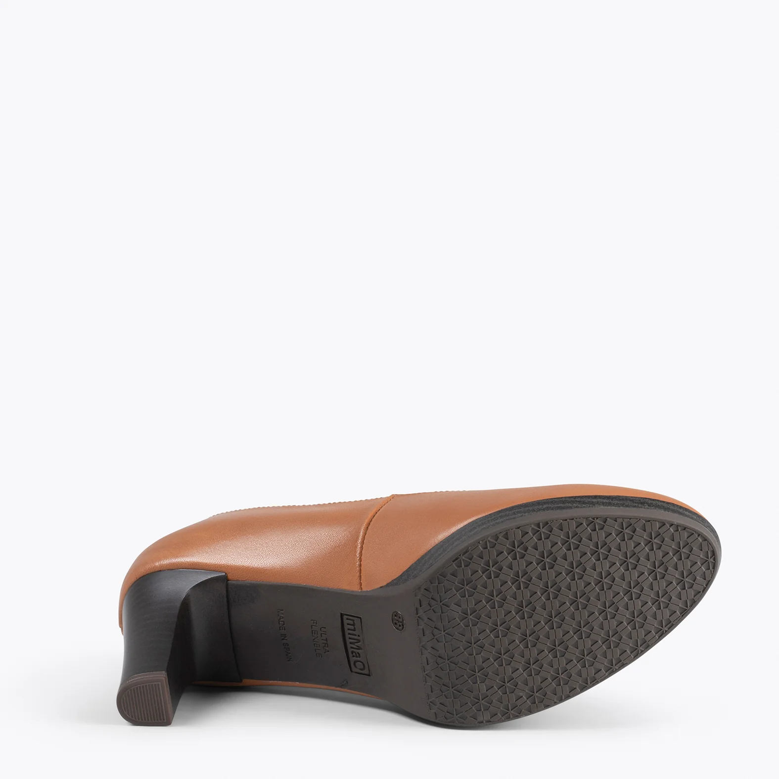 AZAFATA - Zapatos con tacón y plataforma MARRÓN - Image 3