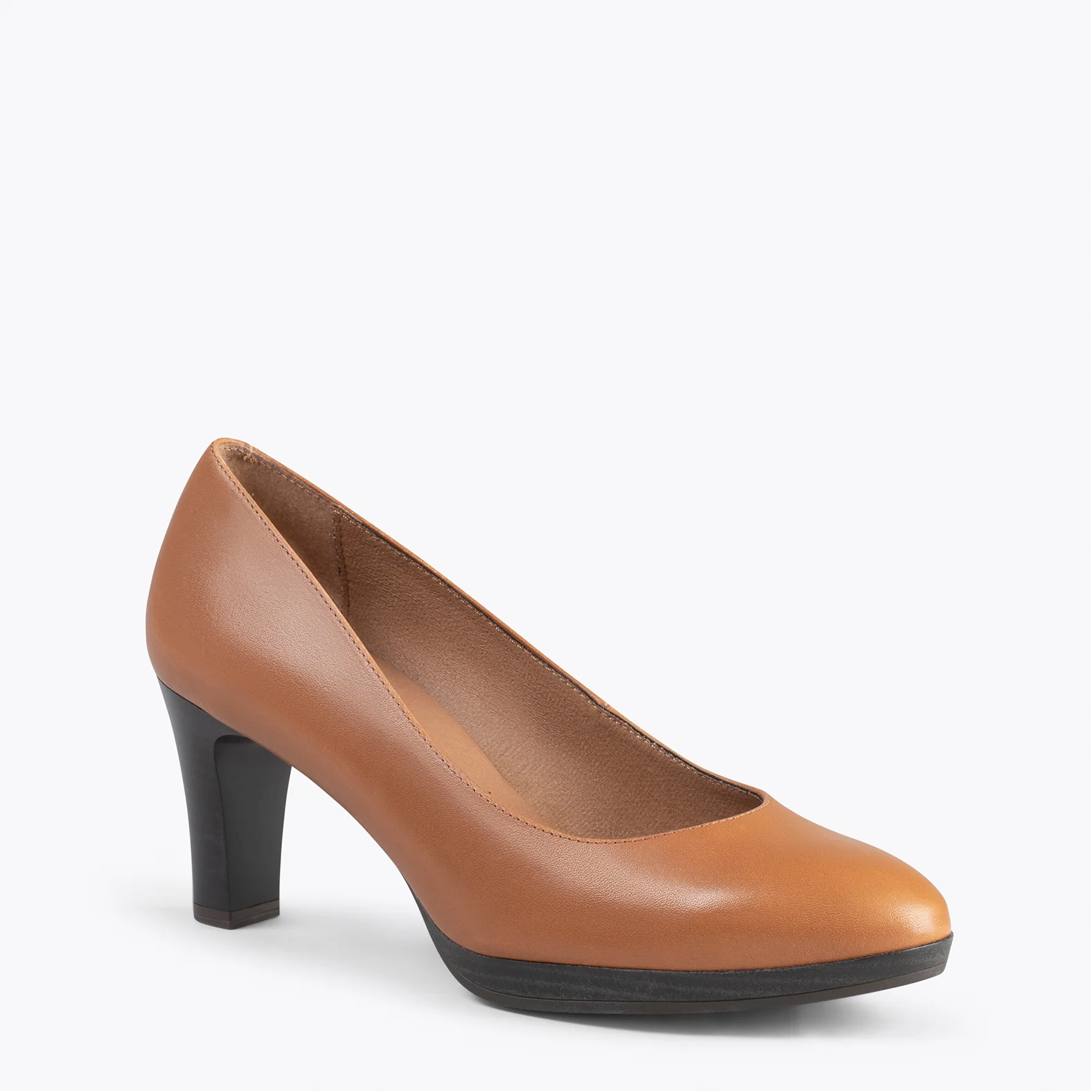 AZAFATA - Zapatos con tacón y plataforma MARRÓN - Image 5