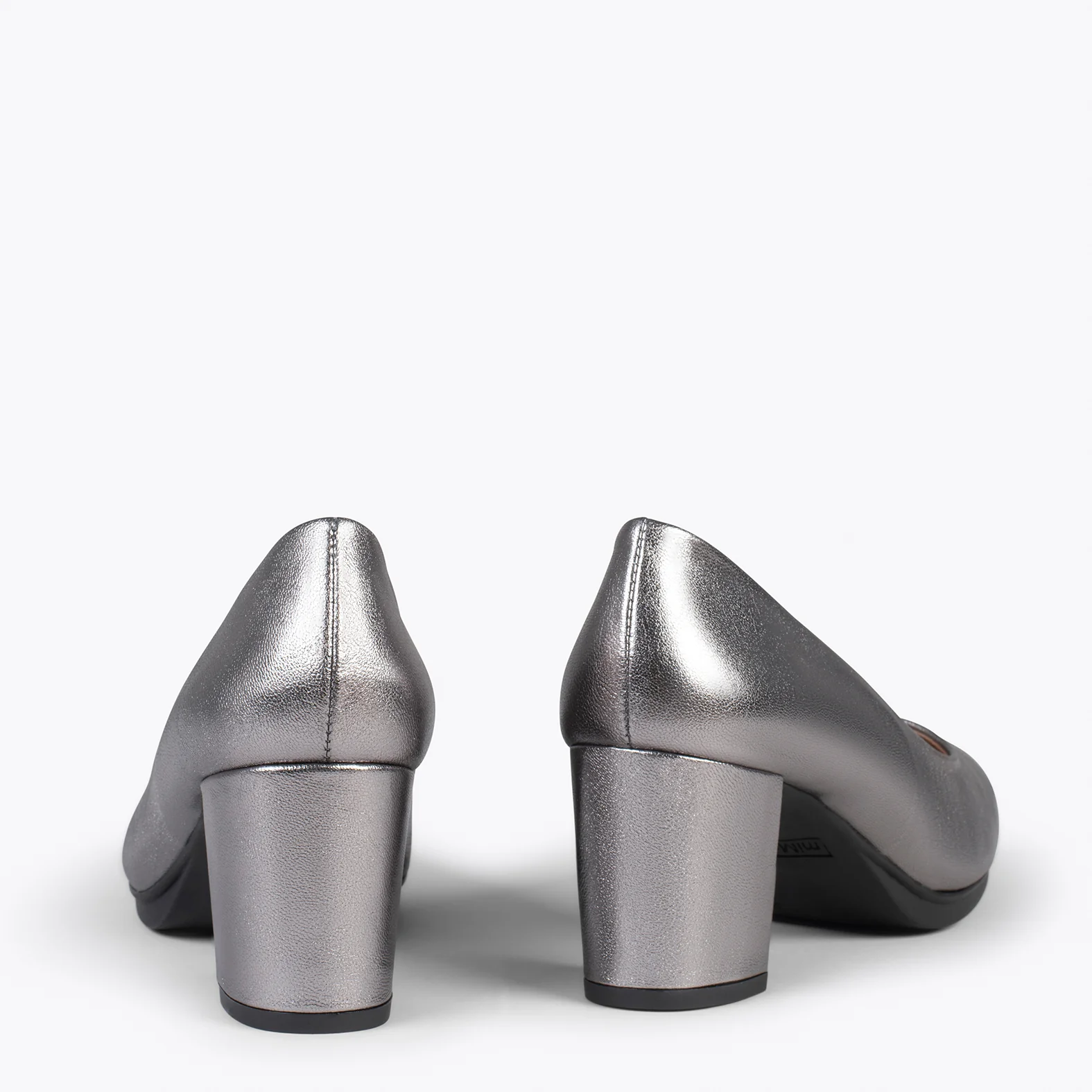 URBAN S SPLASH - Zapatos de piel metalizada PLATEADO - Image 4