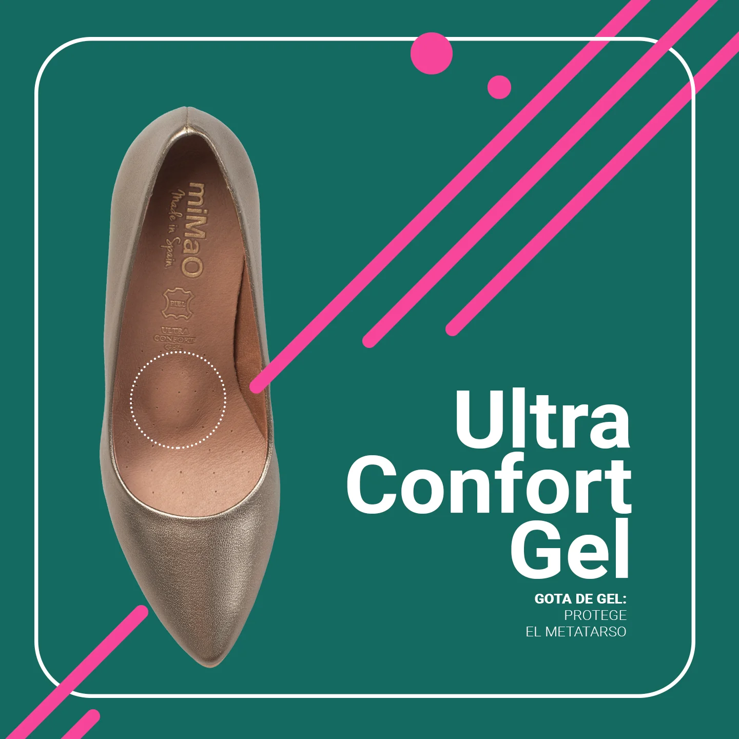 URBAN S SPLASH - Zapatos de piel metalizada PLATEADO - Image 7