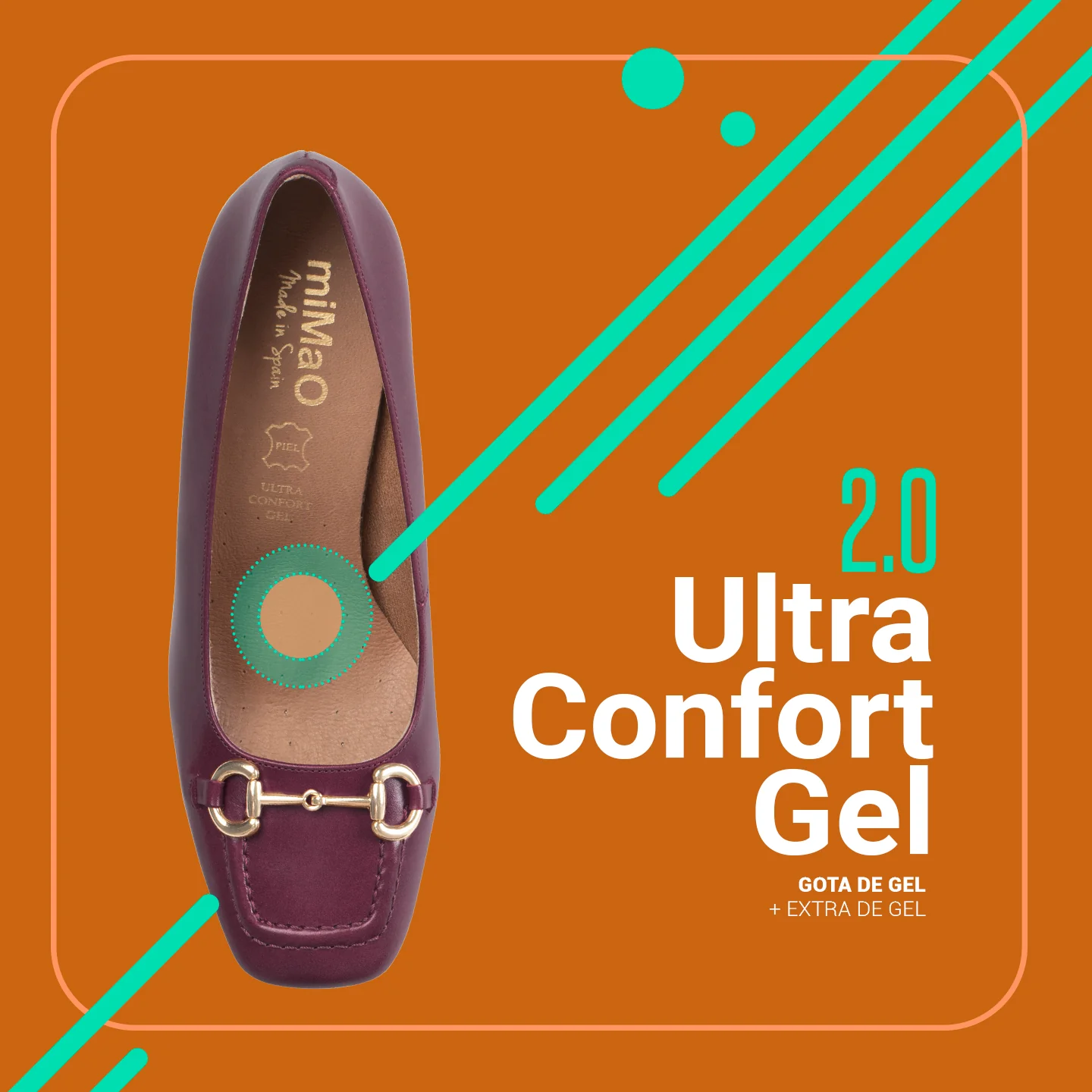MÍA – Zapatos con tacón bloque TAUPE - Image 7