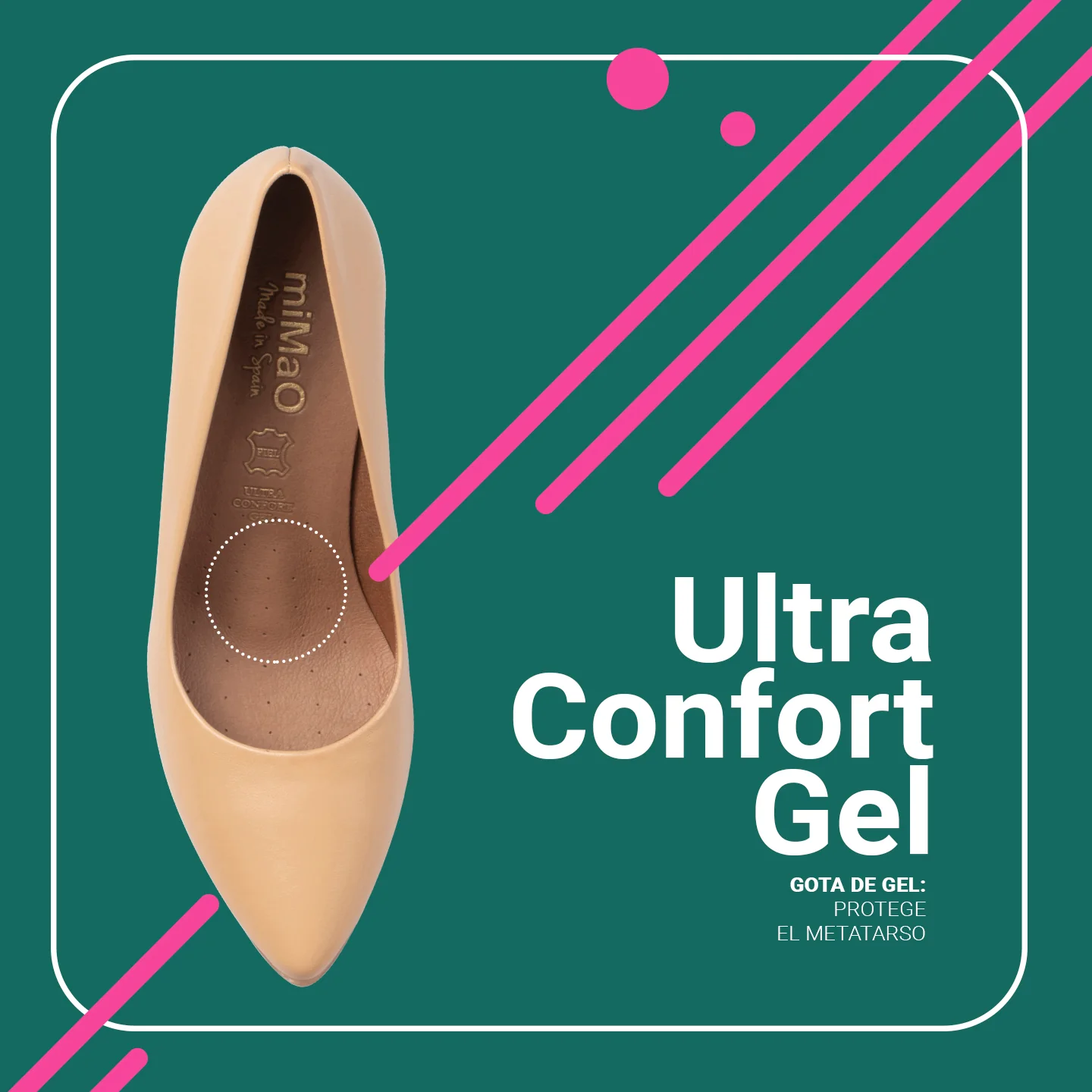 URBAN BRILLO – Zapatos de tacón alto de napa MARRÓN - Image 7