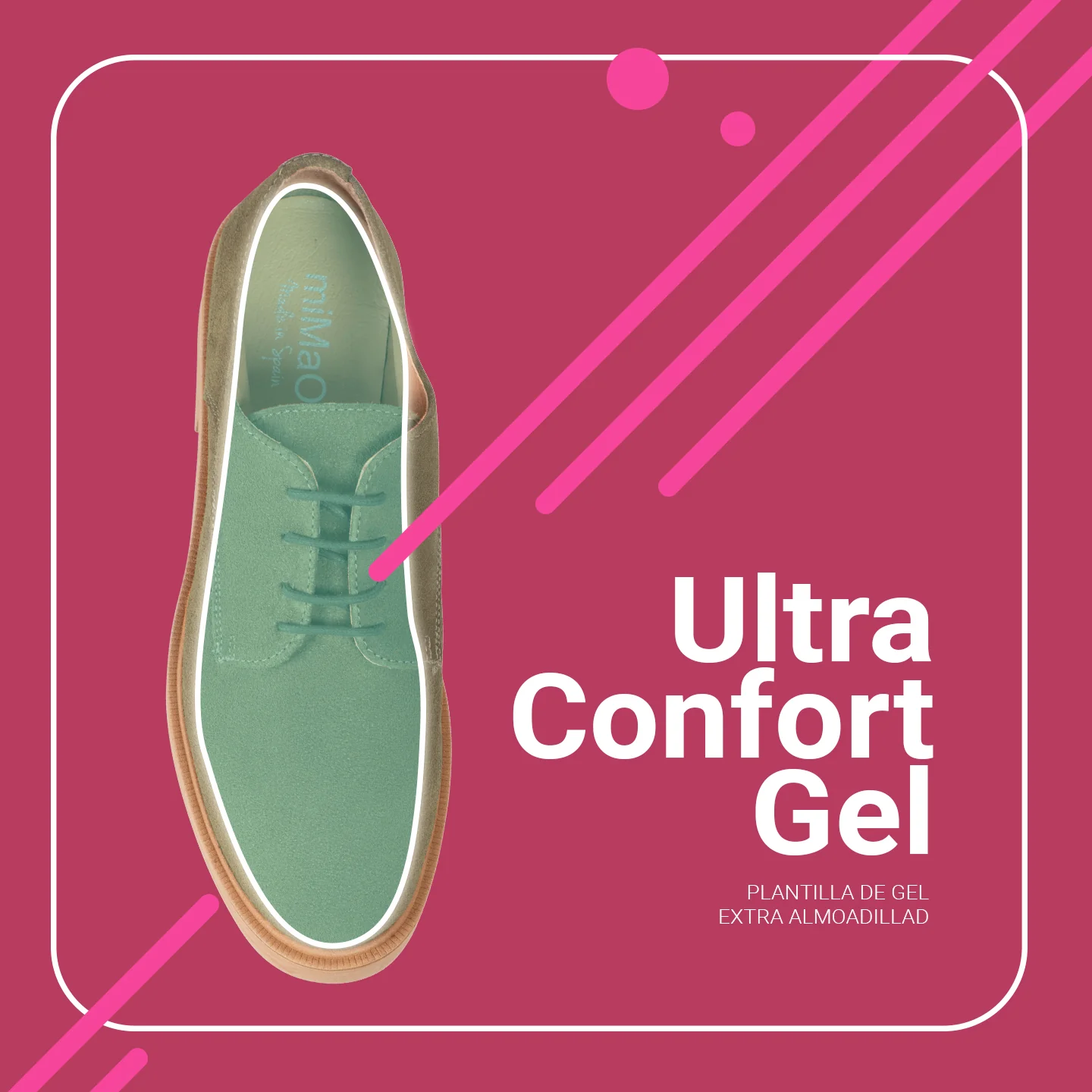 BLUCHER – Zapatos de cordones para mujer VERDE - Image 7