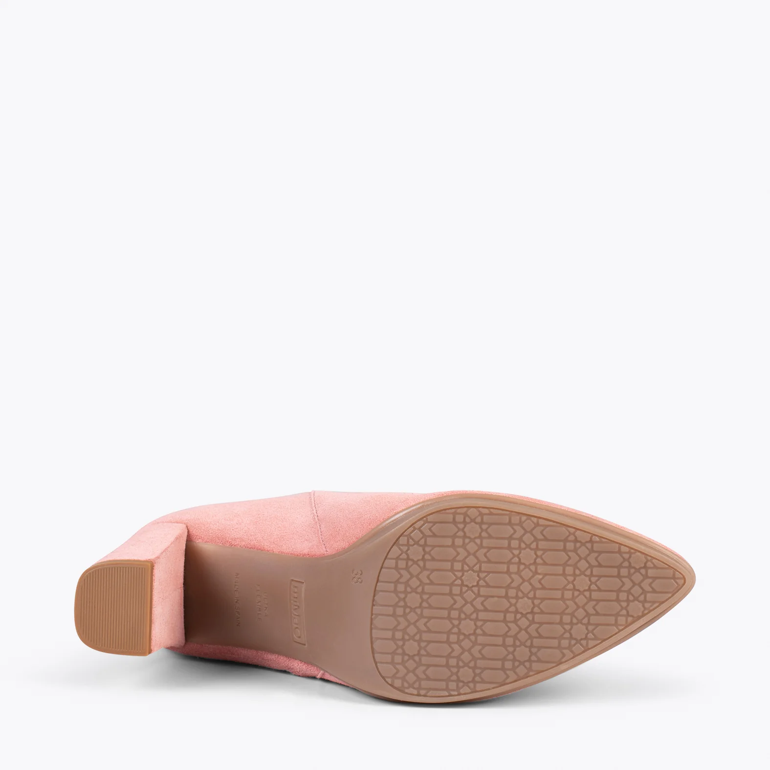 BOTÍN URBAN – Botines de tacón alto ROSA - Image 4