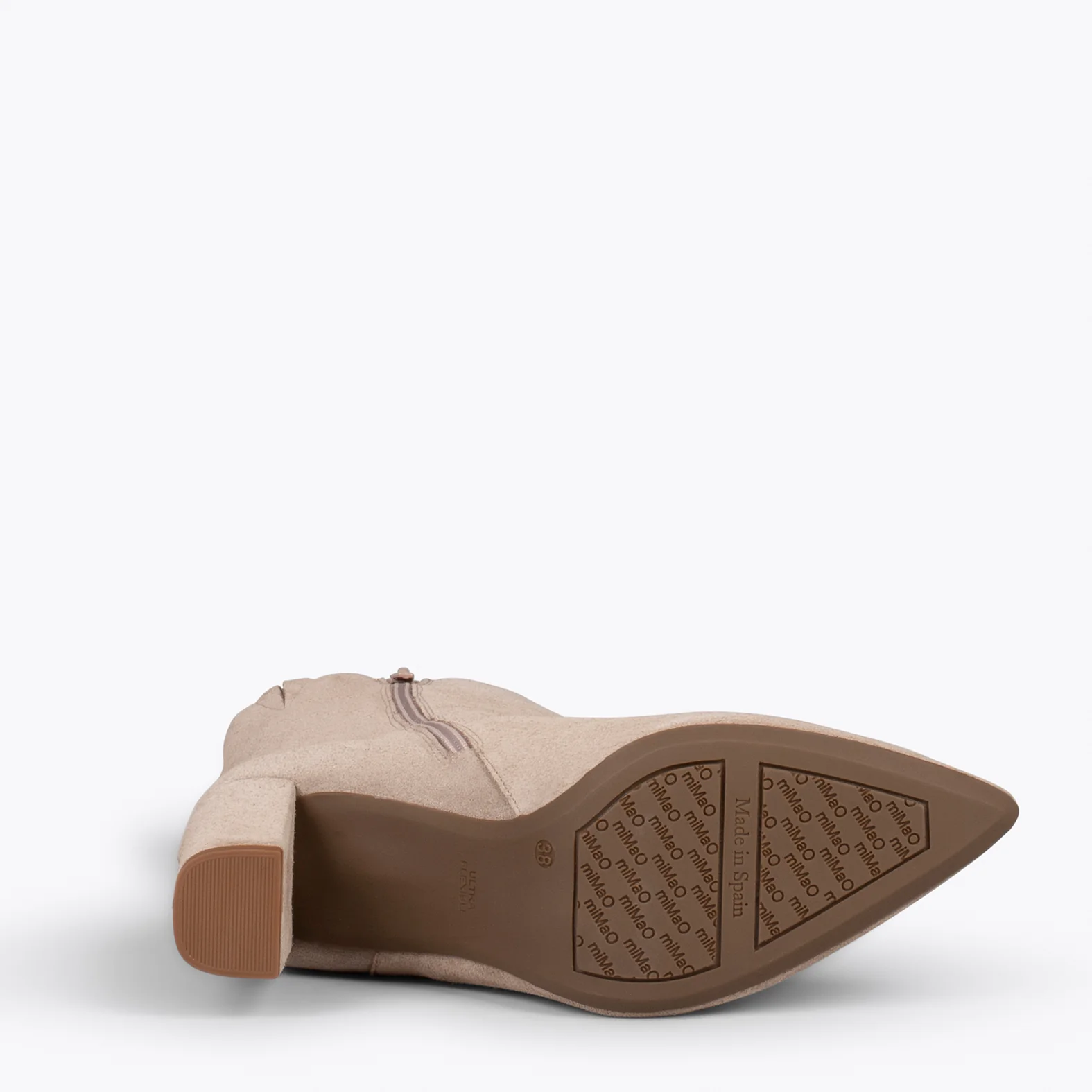 LYON – Botín de caña alta BEIGE - Image 5