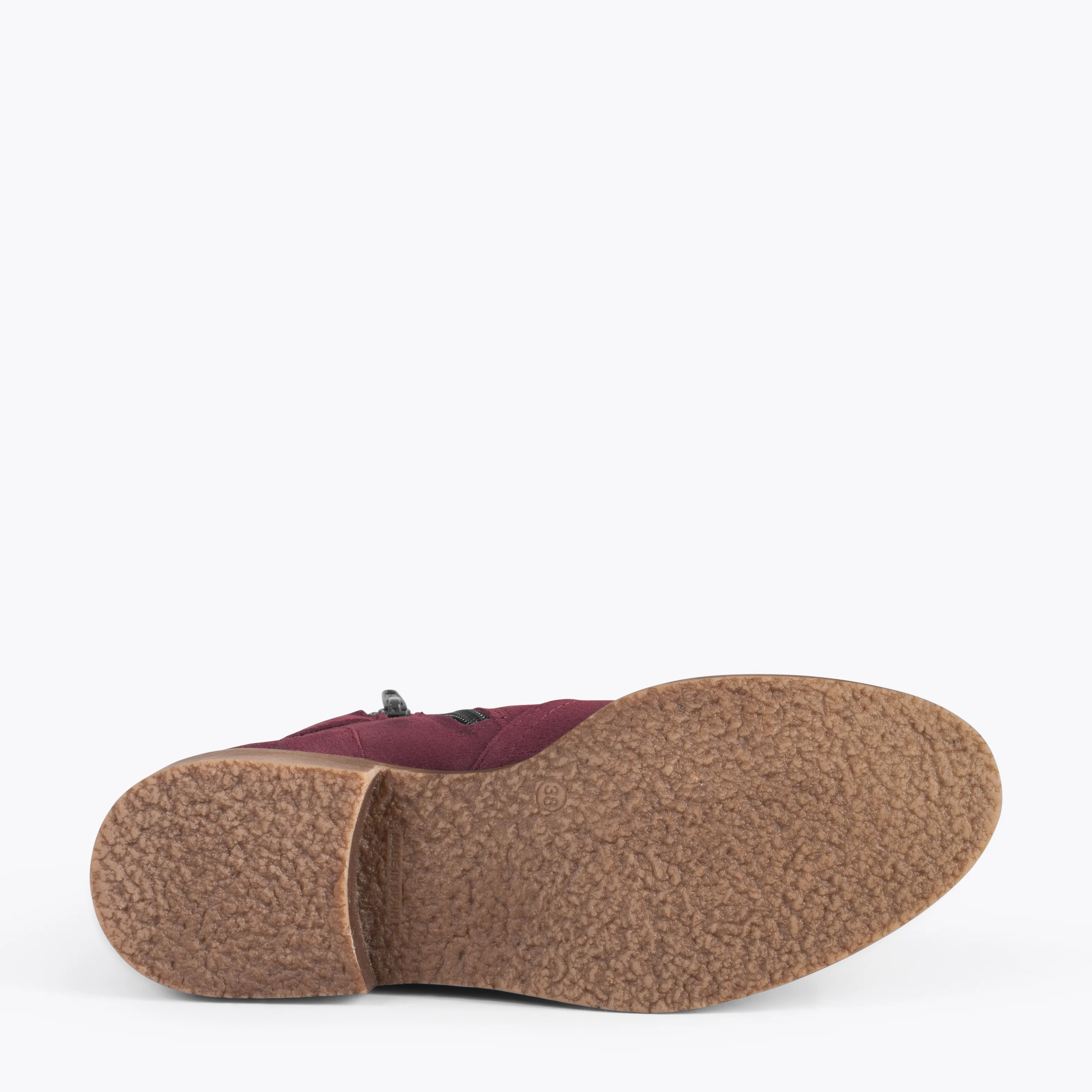 BIKER – Botines bajos con hebilla BURDEOS - Image 5
