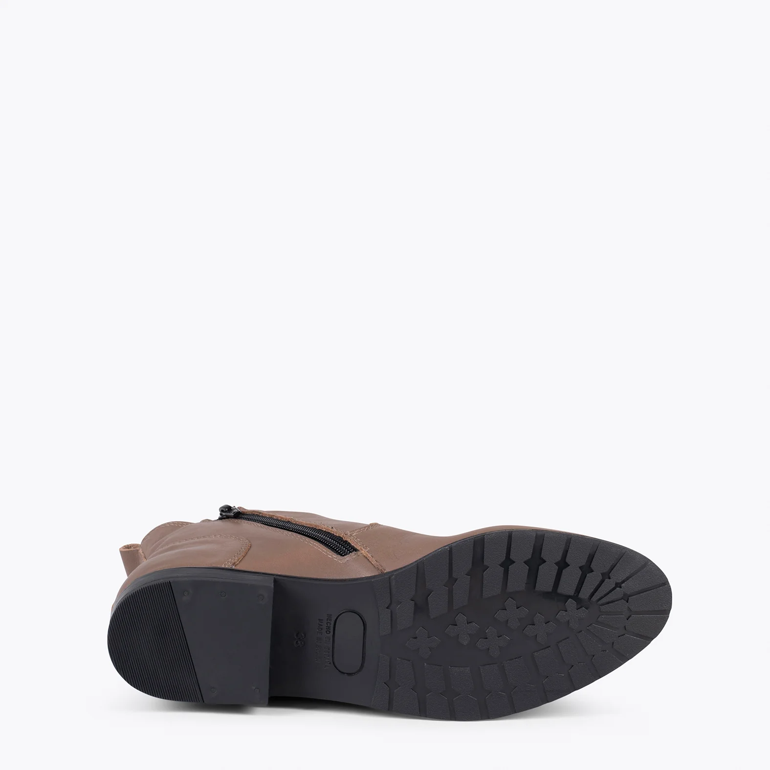 BRIGHTON – Botines planos para mujer TAUPE - Image 5