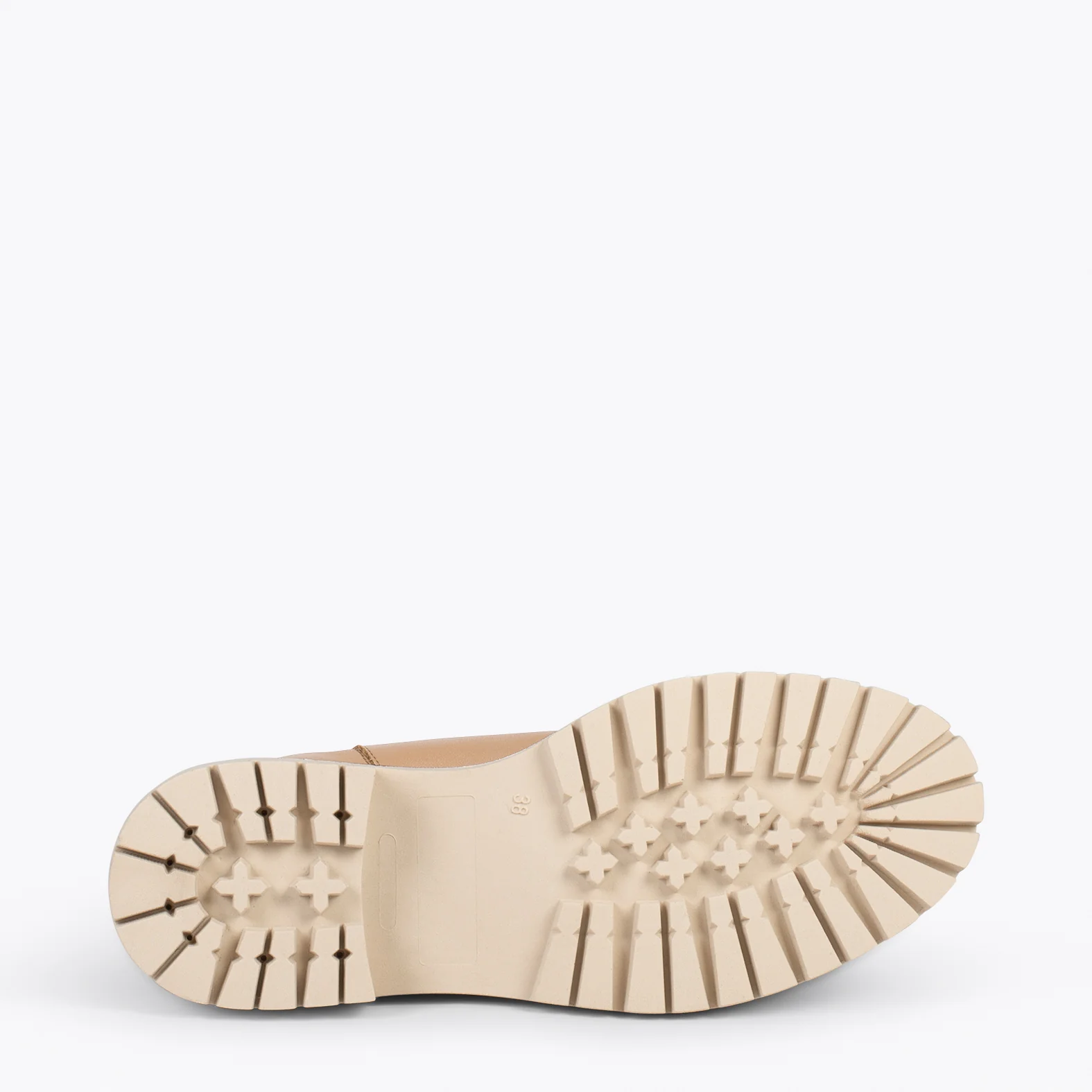 LEEDS – Botines de piel con plataforma NUDE - Image 5