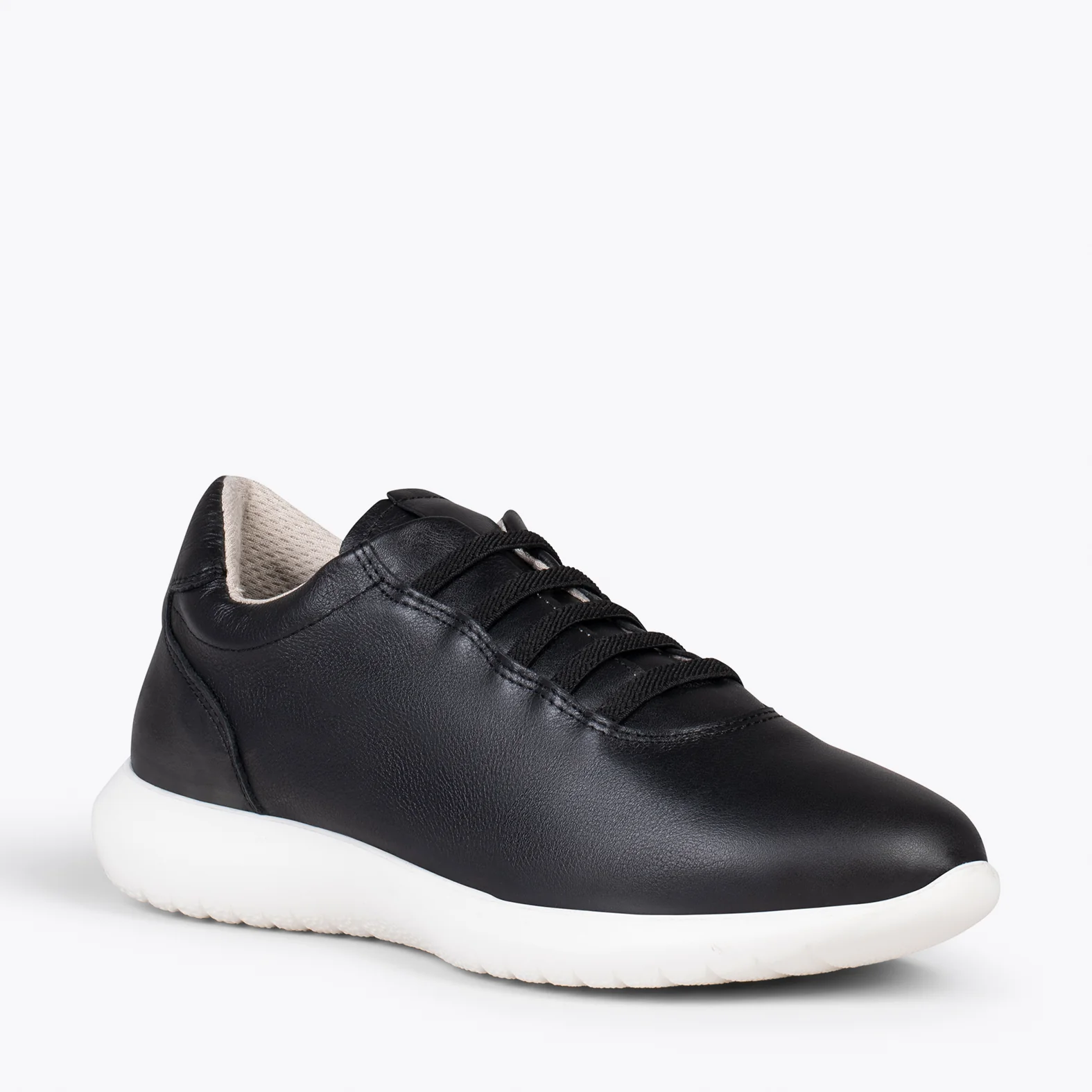CHICAGO – Zapatillas elásticas sin cordones NEGRO BLANCO - Image 2