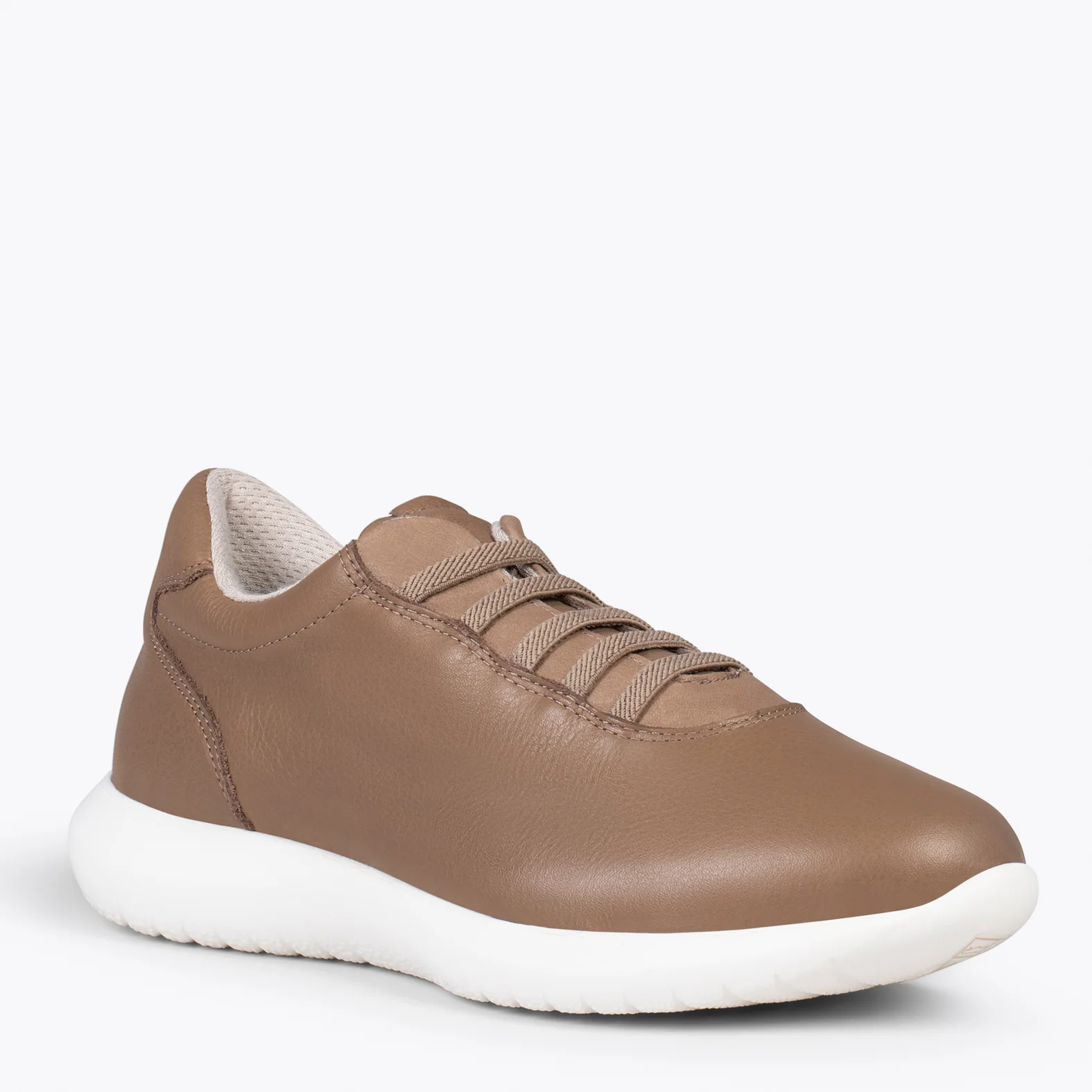 CHICAGO – Zapatillas elásticas sin cordones TAUPE - Image 2
