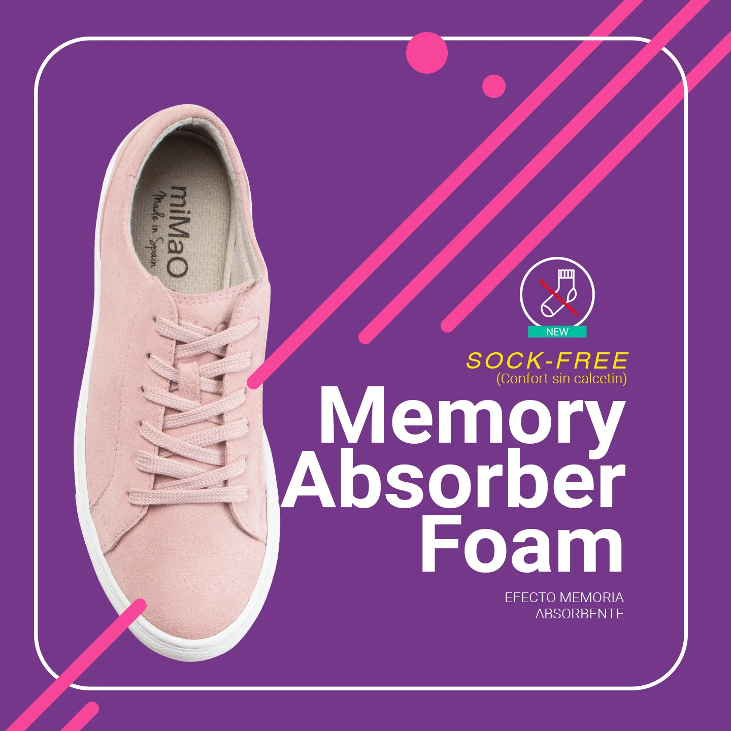 ENJOY – Sneakers de piel de serraje NEGRO - Image 7