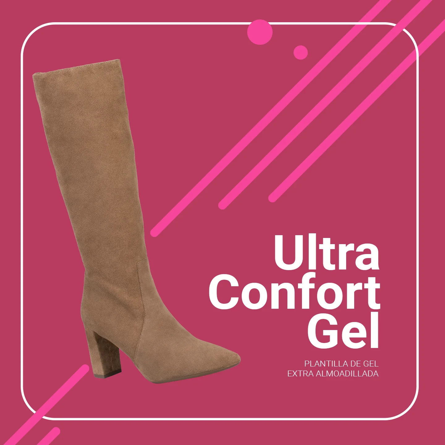 URBAN - Botas Altas de napa con cremallera NEGRO - Image 7