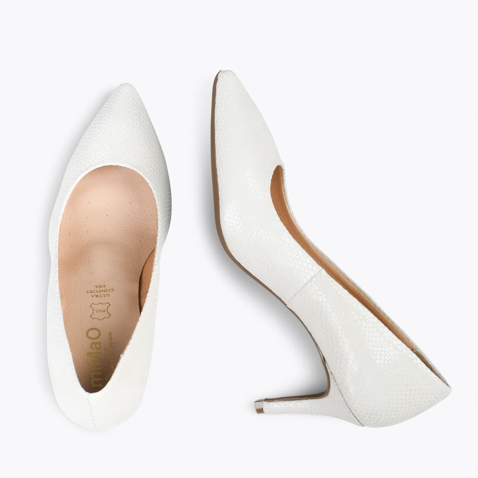 STILETTO ROYAL - Zapatos de tacón de aguja BLANCO - Image 3