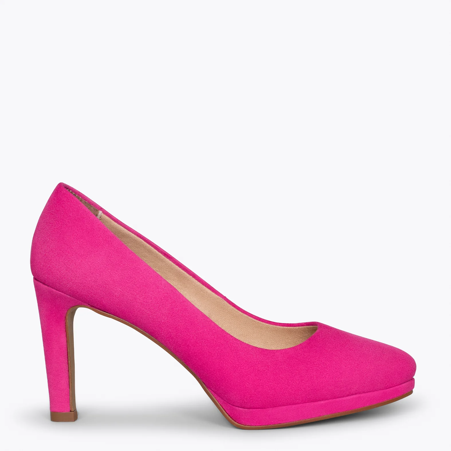 PLATAFORMA - Zapatos de tacón alto y plataforma FUCSIA