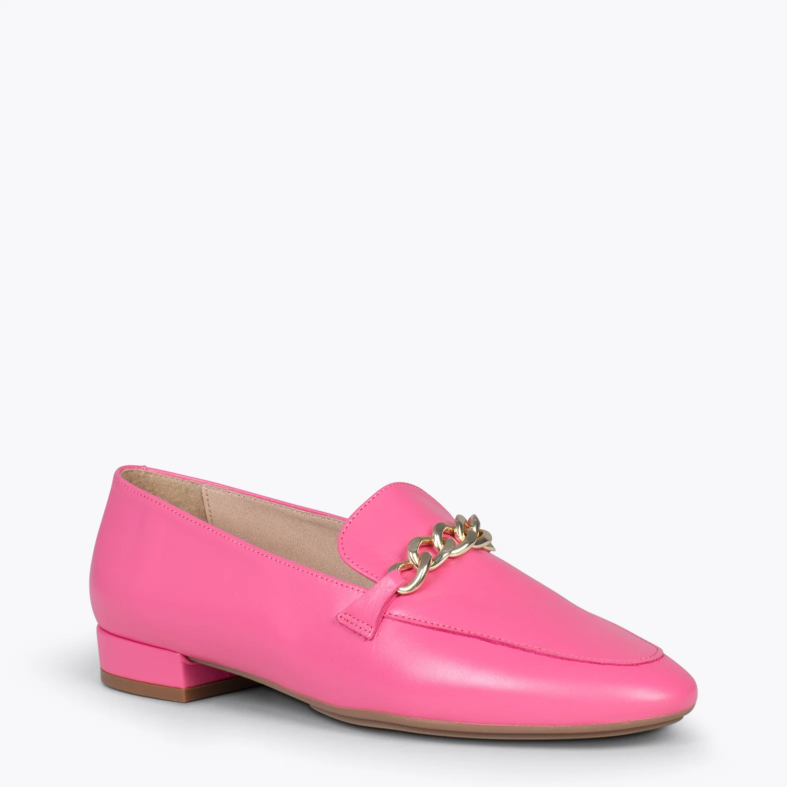 CHAIN – Mocasines planos de mujer FUCSIA - Image 2