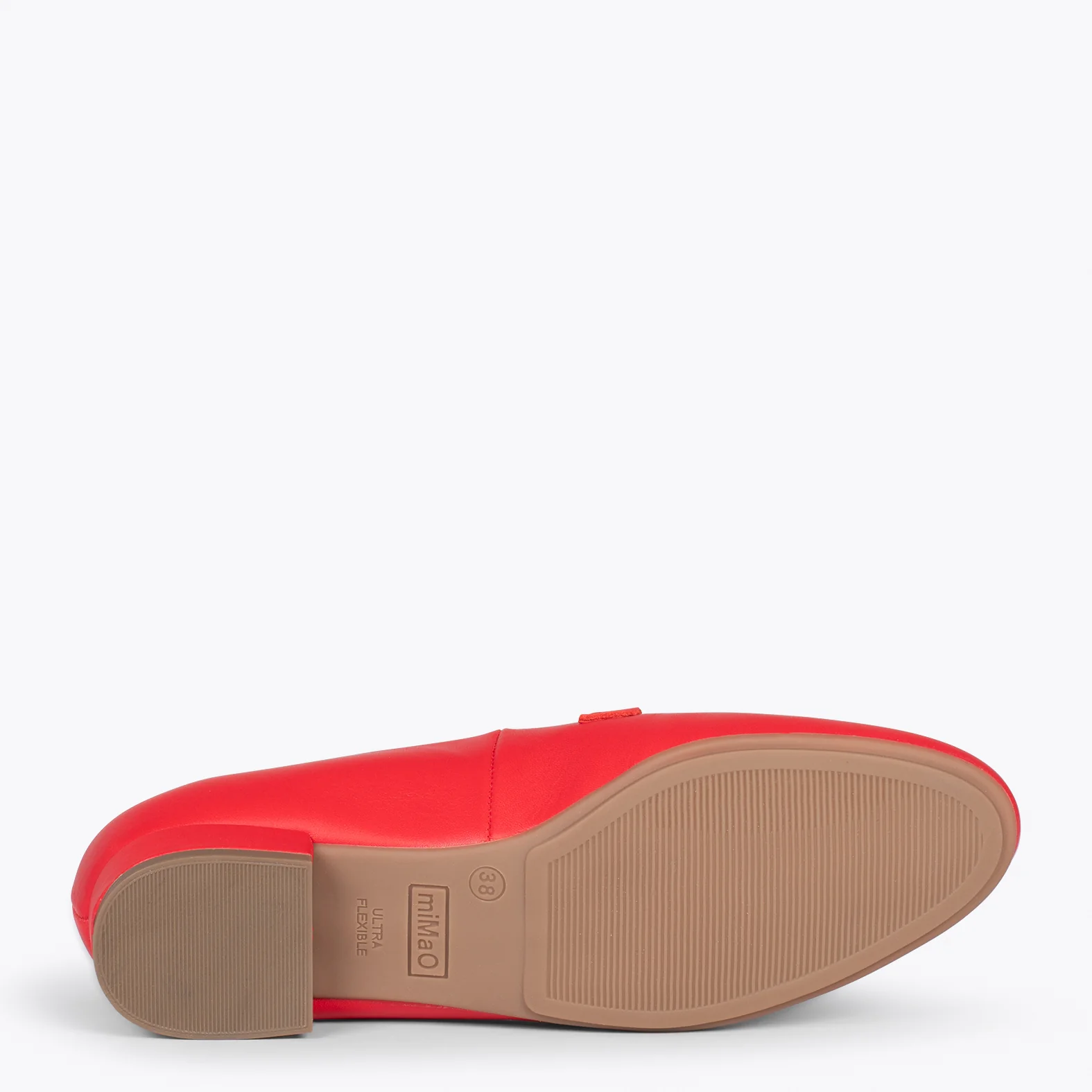 CHAIN - Mocasines planos de mujer ROJO - Image 5