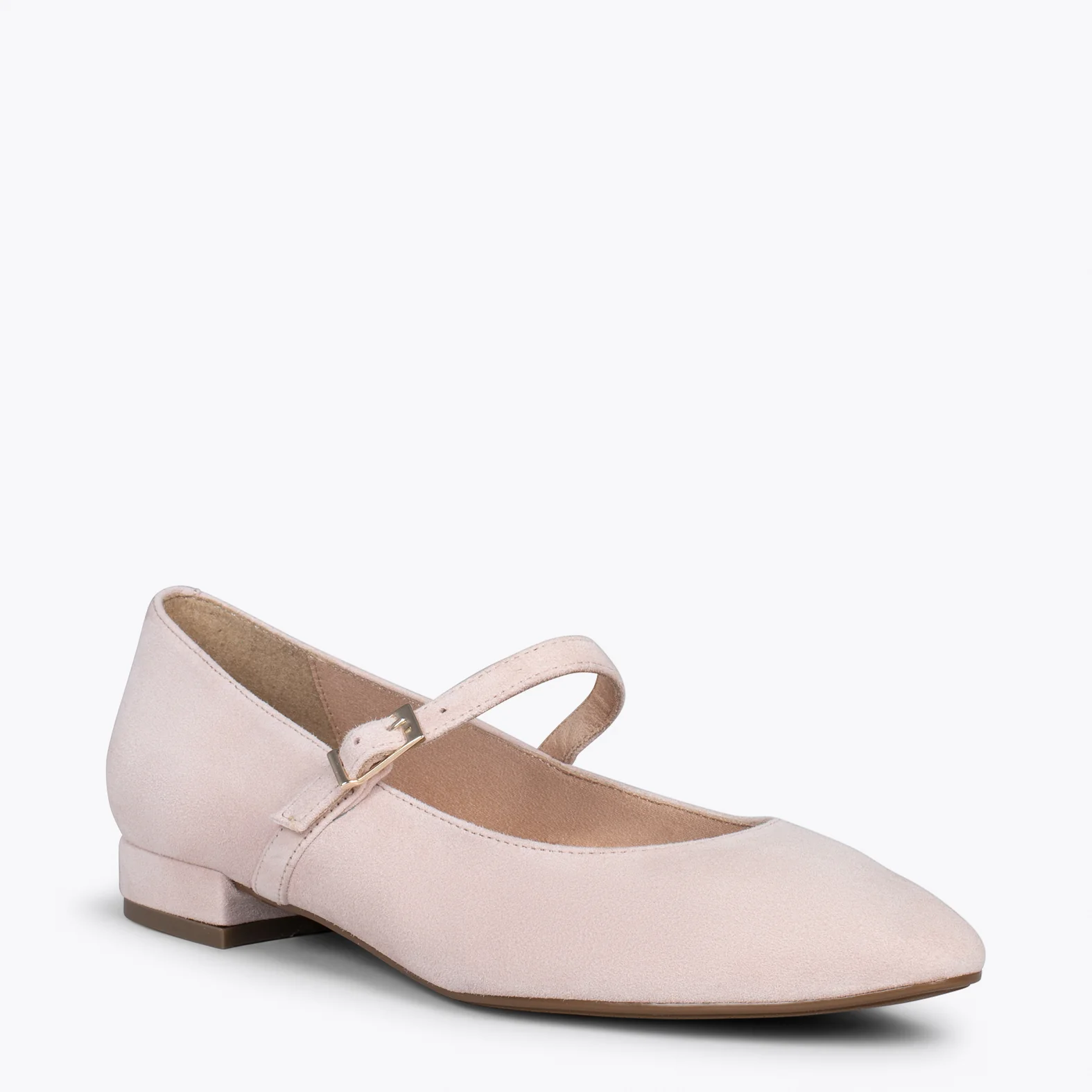 MERCEDITAS - Zapatos planos con hebilla NUDE - Image 2