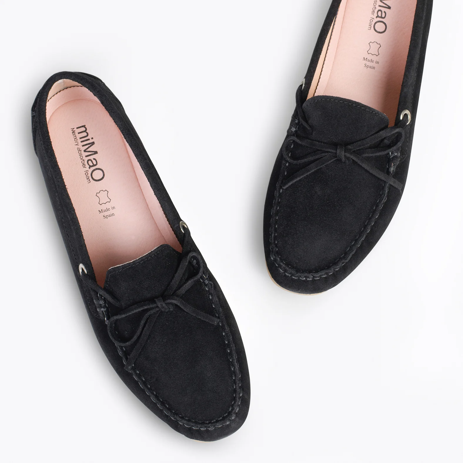 LAZO – Mocasines planos de mujer con plantilla extraíble Negro - Image 3