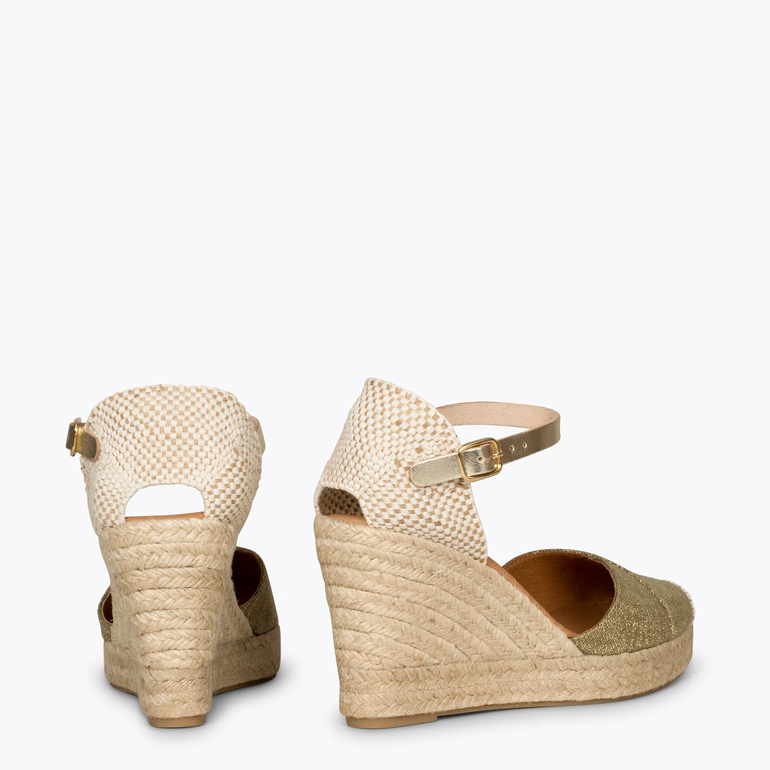 CONIL – Cuñas de esparto KAKI de lino - Image 4