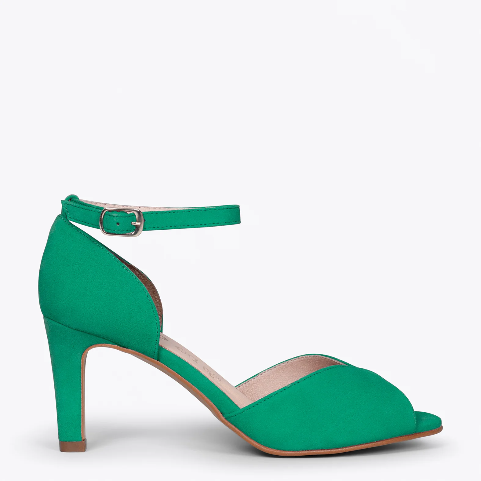 PÉTALO – Sandalias de tacón alto elegantes VERDE