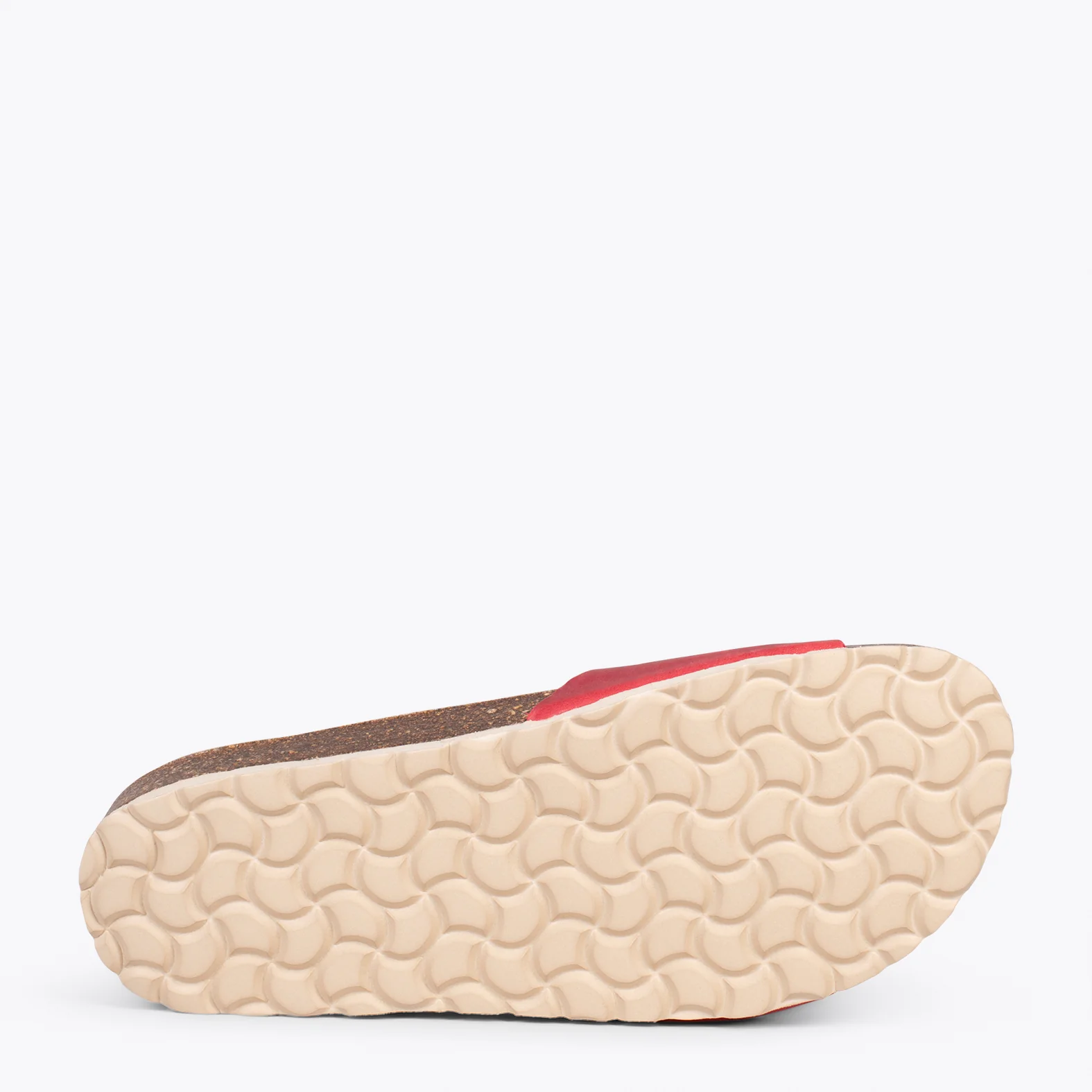 CLAVEL – Sandalias planas de mujer ROJO - Image 5