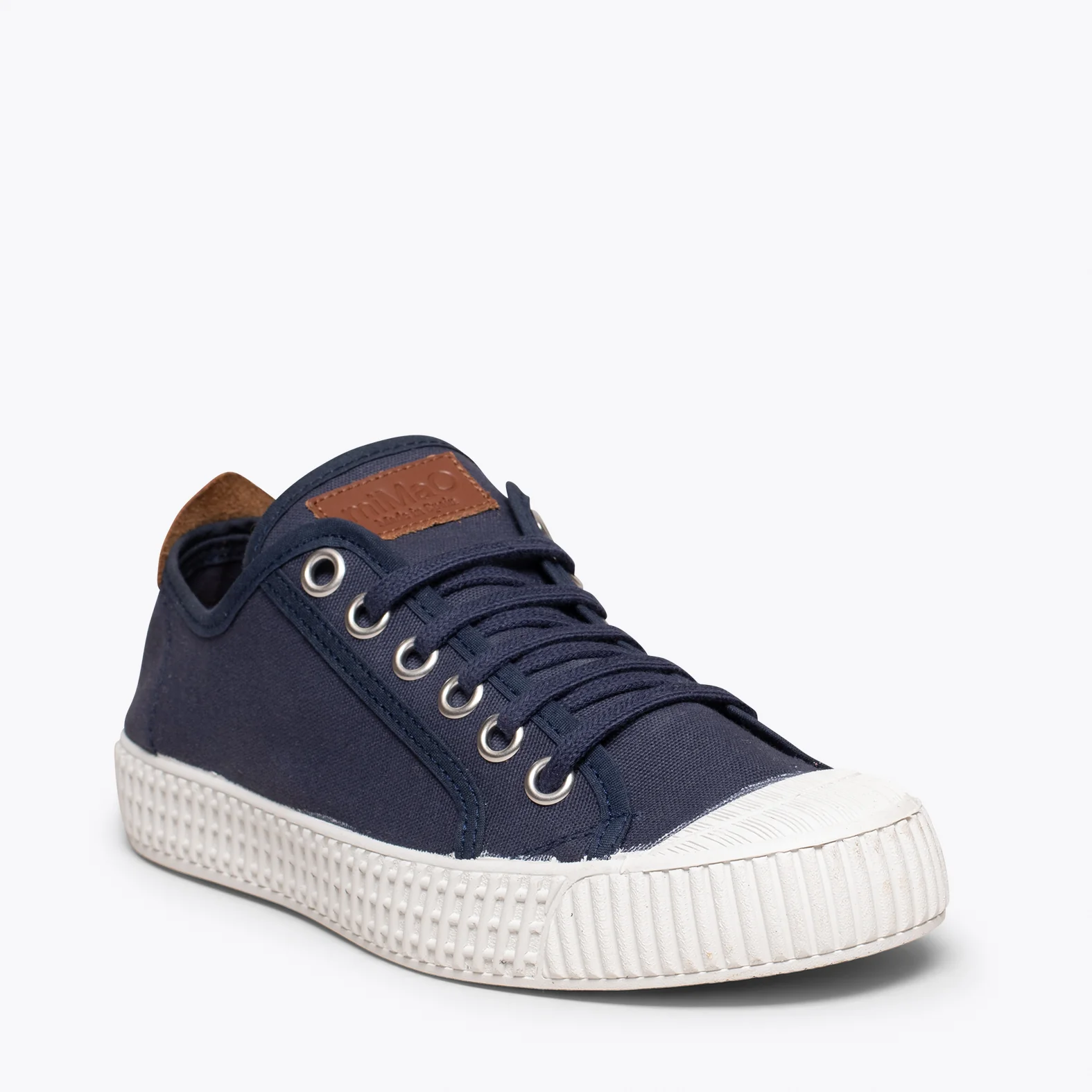 BAMBA – Zapatillas casuals de lona para mujer MARINO - Image 2