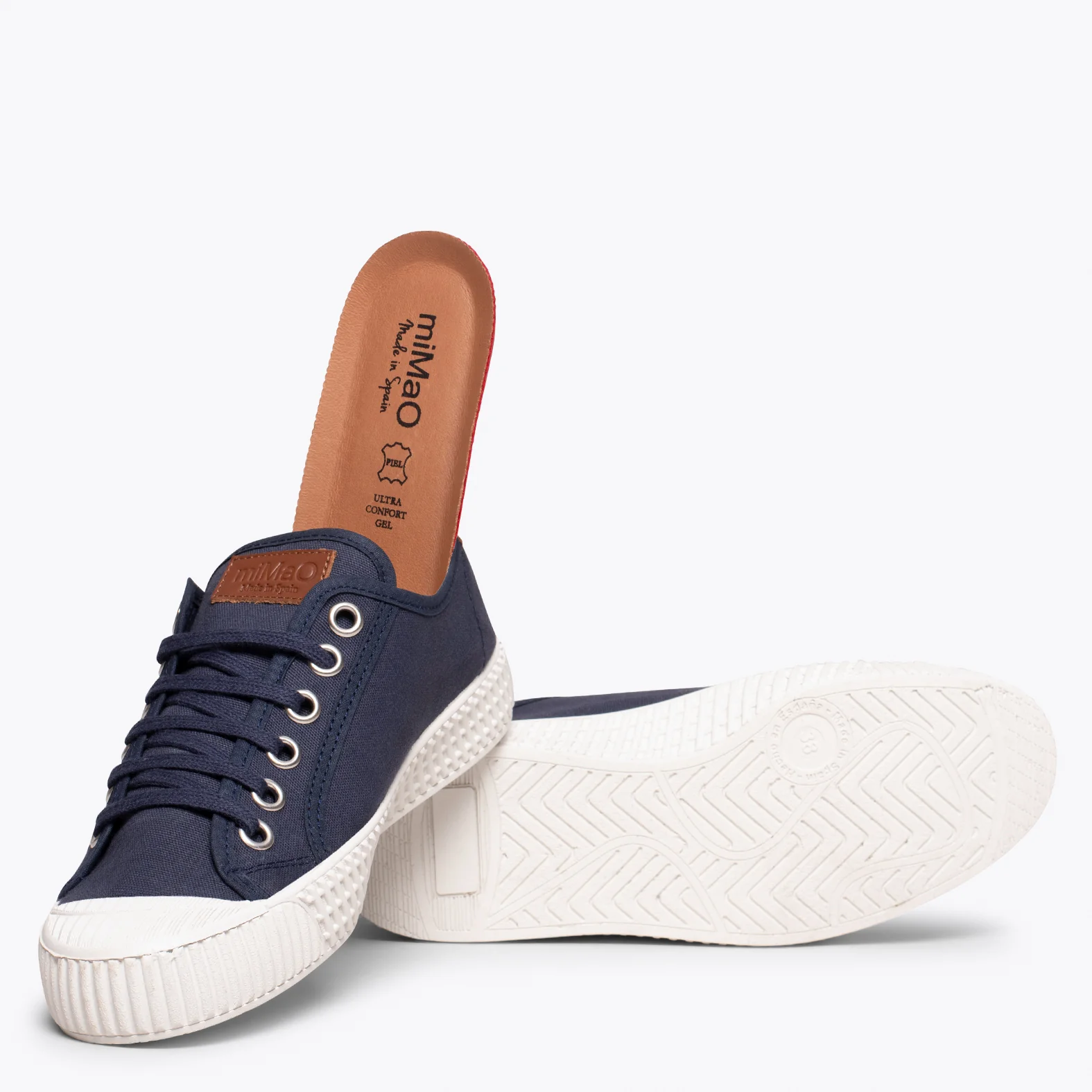 BAMBA – Zapatillas casuals de lona para mujer MARINO - Image 5