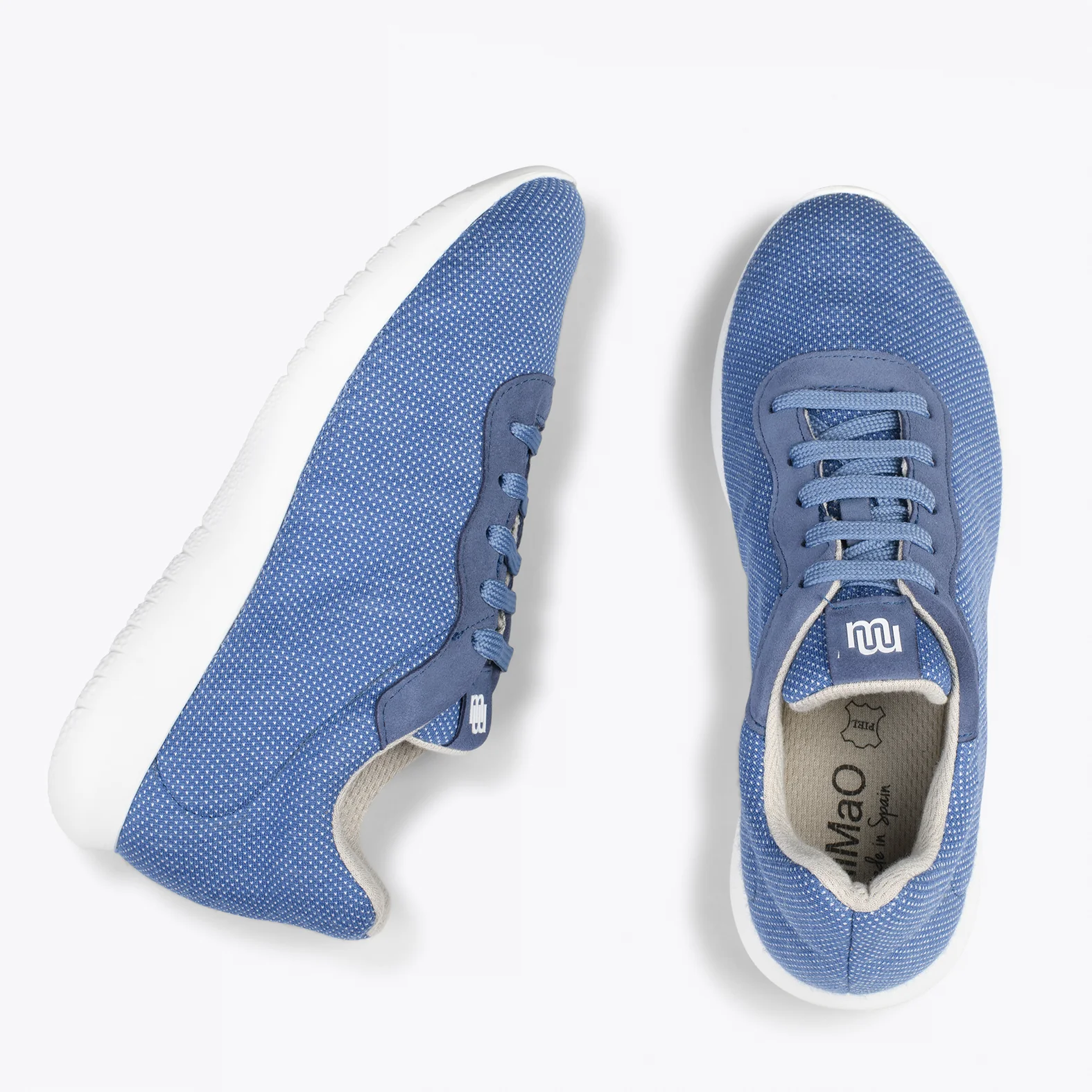 YOGA – Zapatillas deportivas de lana merino JEANS - Image 3