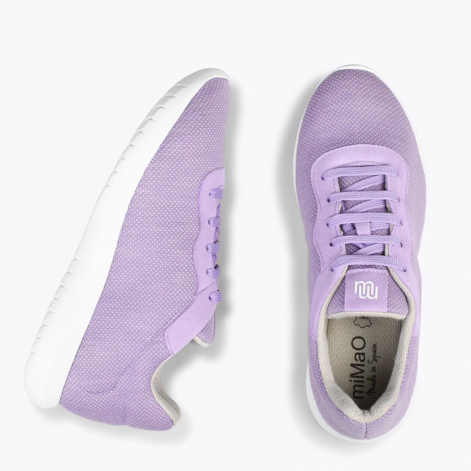 YOGA – Zapatillas deportivas de lana merino LILA - Image 3