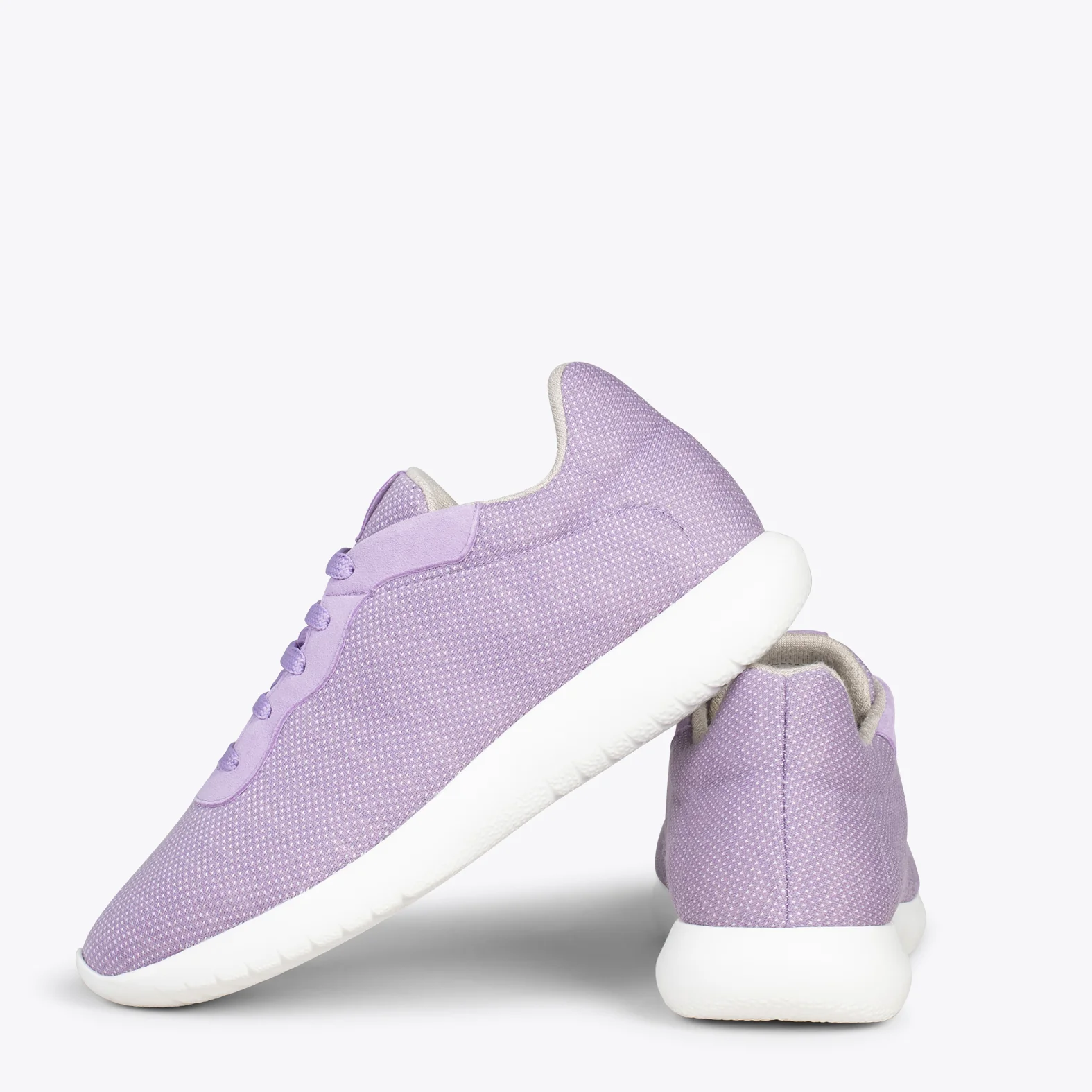 YOGA – Zapatillas deportivas de lana merino LILA - Image 4