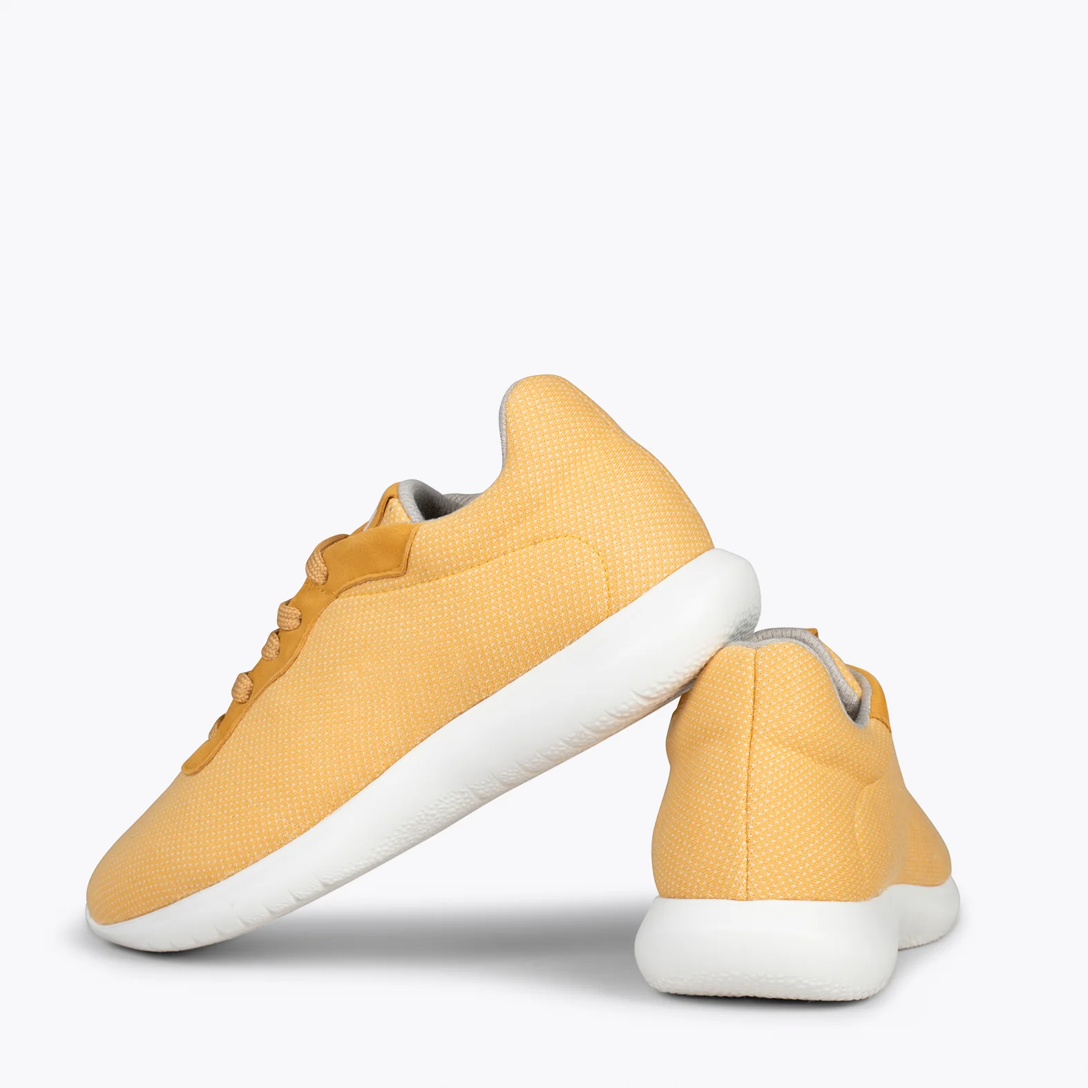 YOGA – Zapatillas deportivas de lana merino AMARILLO - Image 4