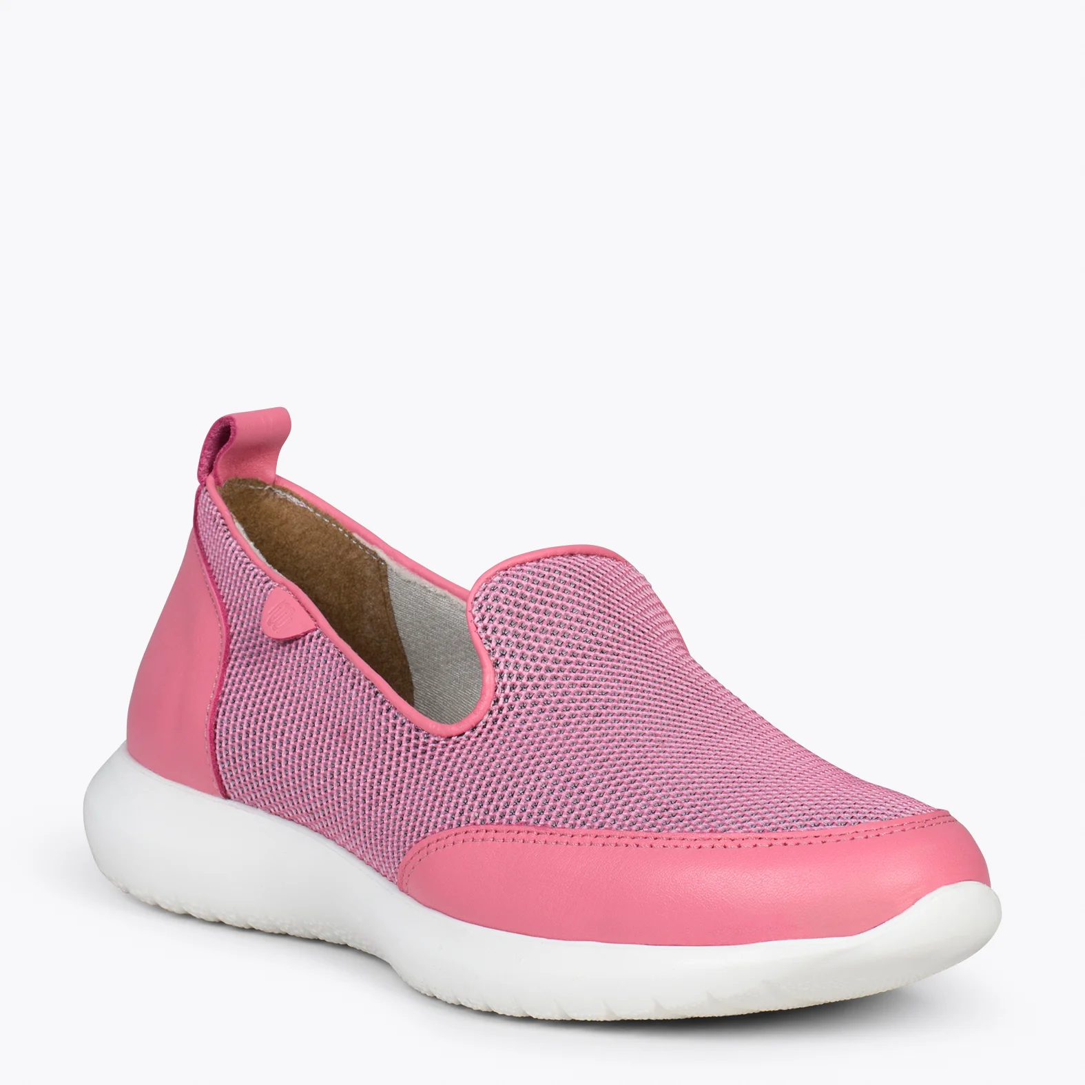 SLIPPER SPORT – Zapatilla sin cordones con diseño en rejilla ROSA - Image 3