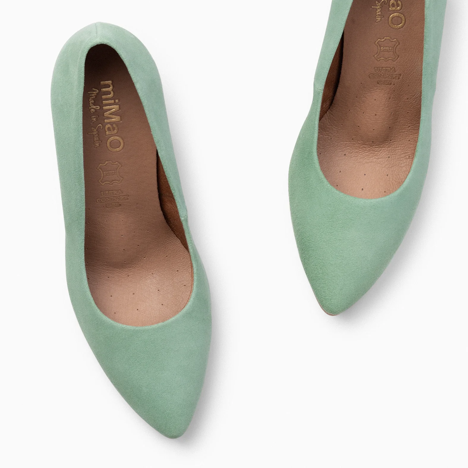 URBAN – Zapatos de tacón alto de ante JADE - Image 3