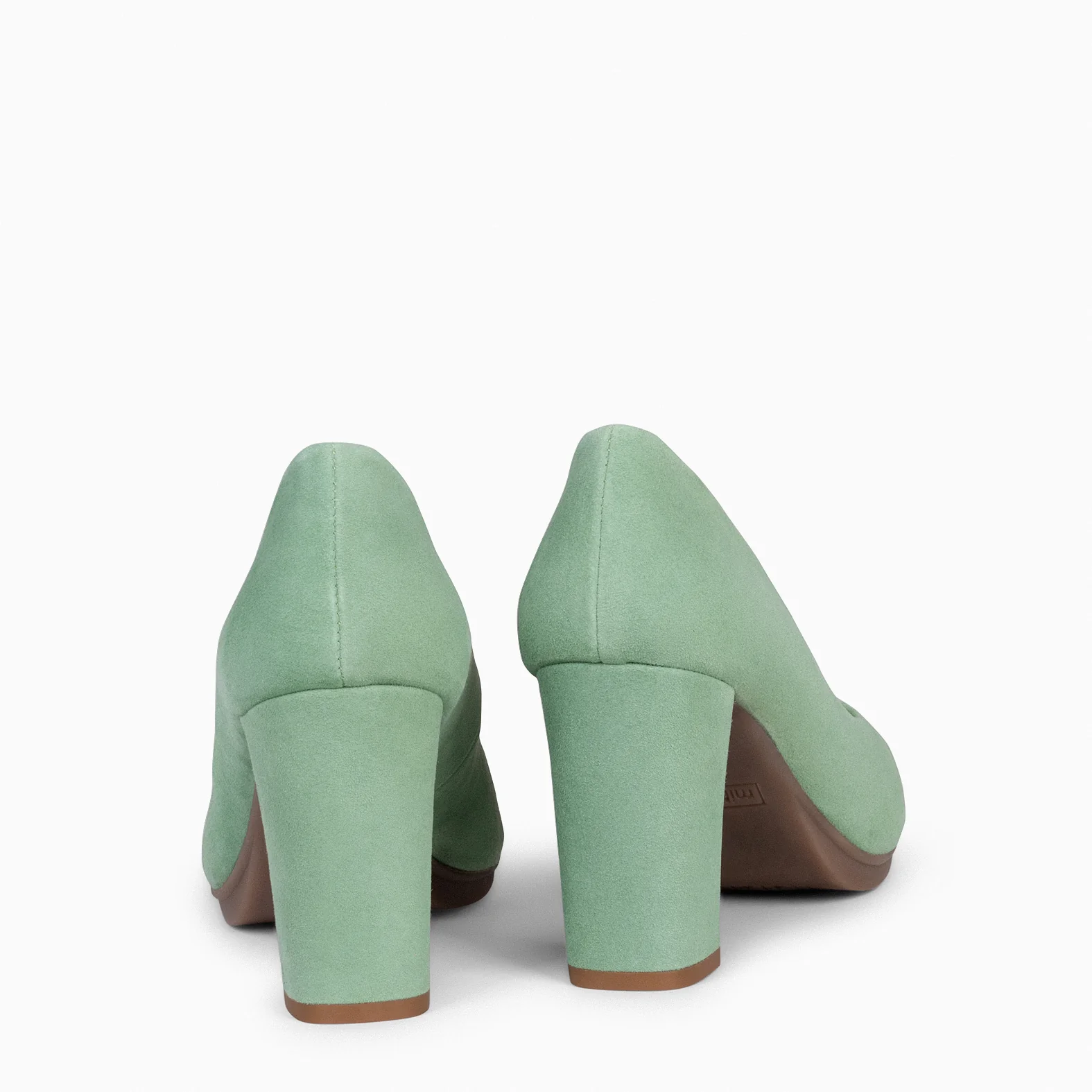 URBAN – Zapatos de tacón alto de ante JADE - Image 4