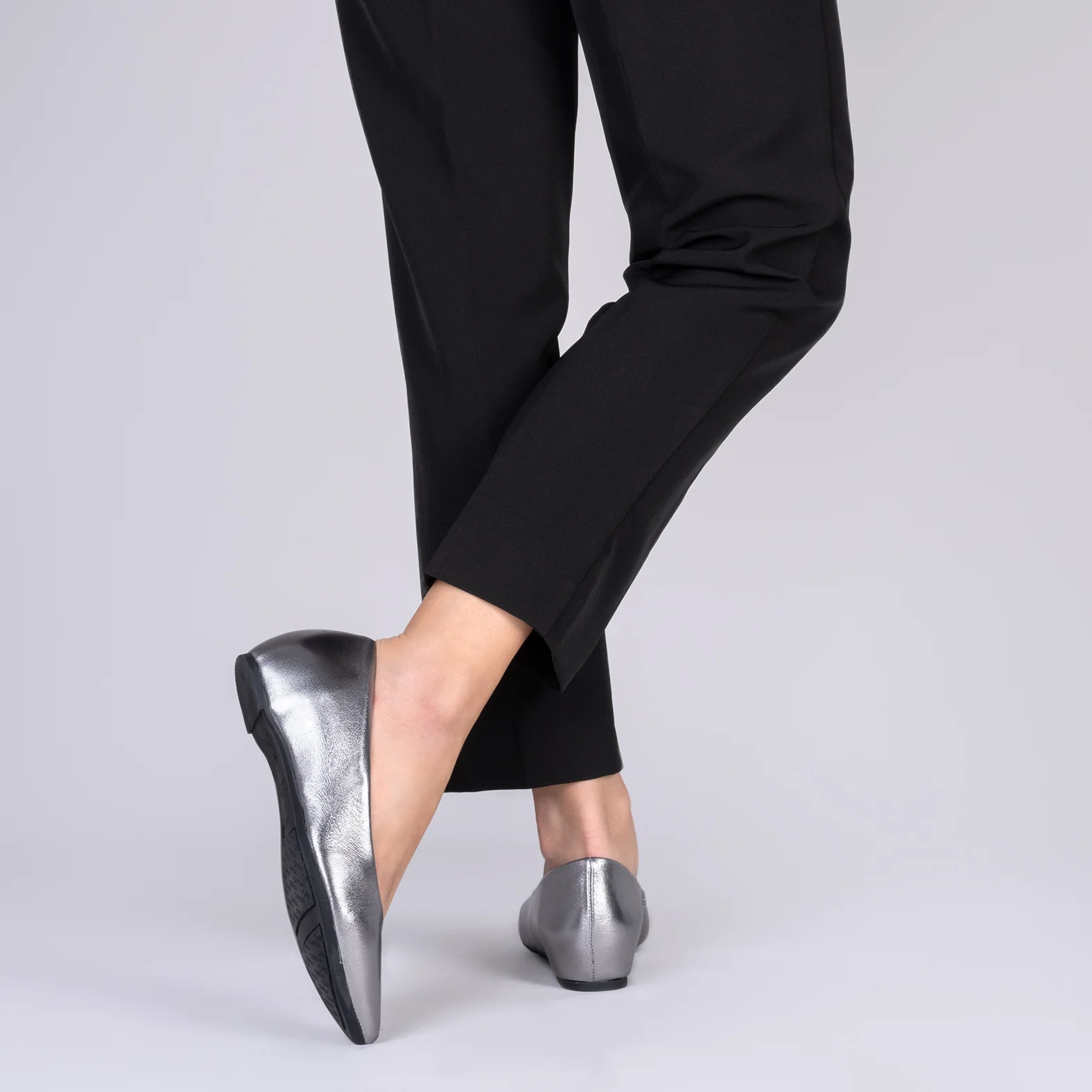 URBAN CUÑA - Zapatos con cuña interna PLATA - Image 6