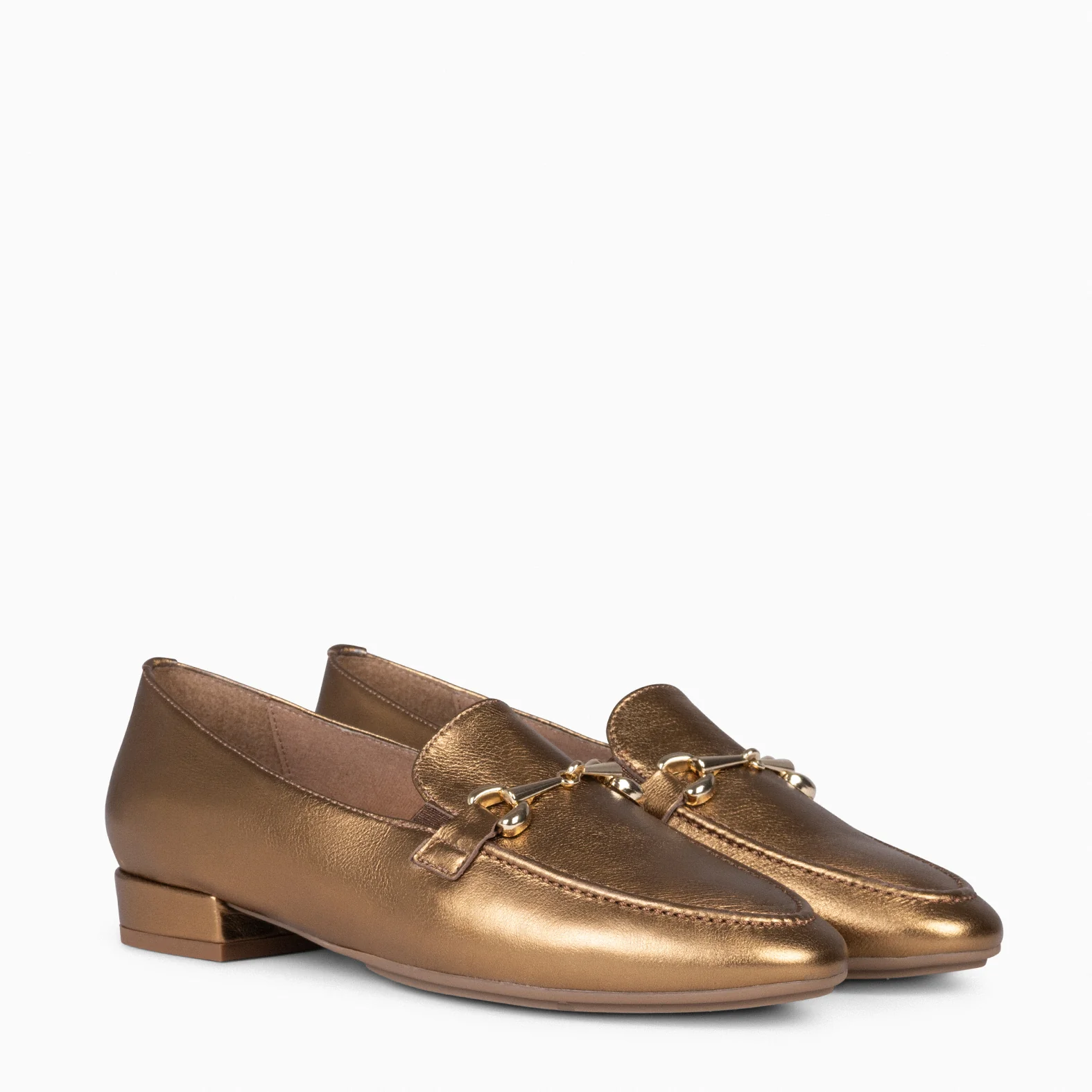 STYLE - Mocasines con detalle metalizado BRONCE - Image 4