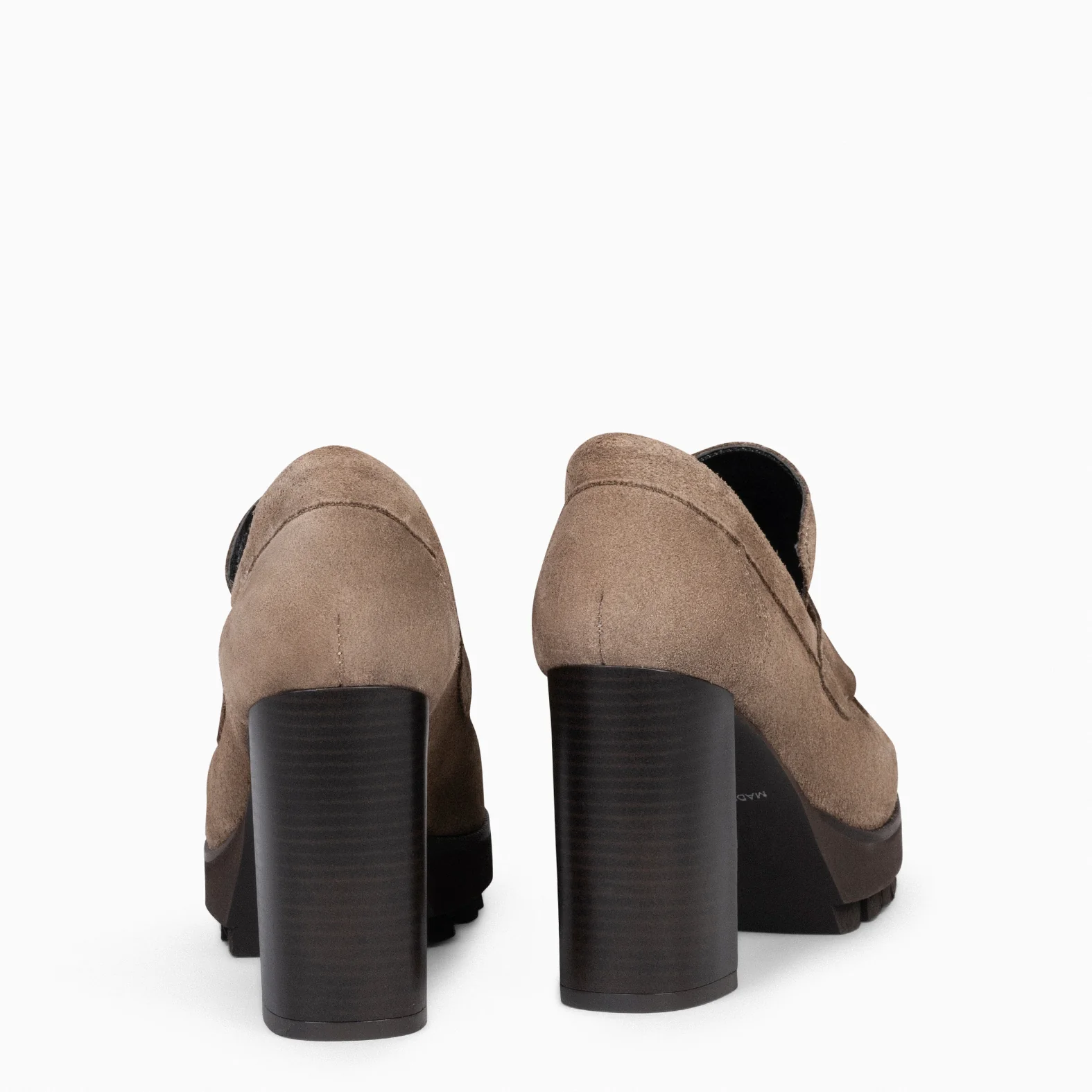 TREND – Mocasín con tacón y plataforma TAUPE - Image 4